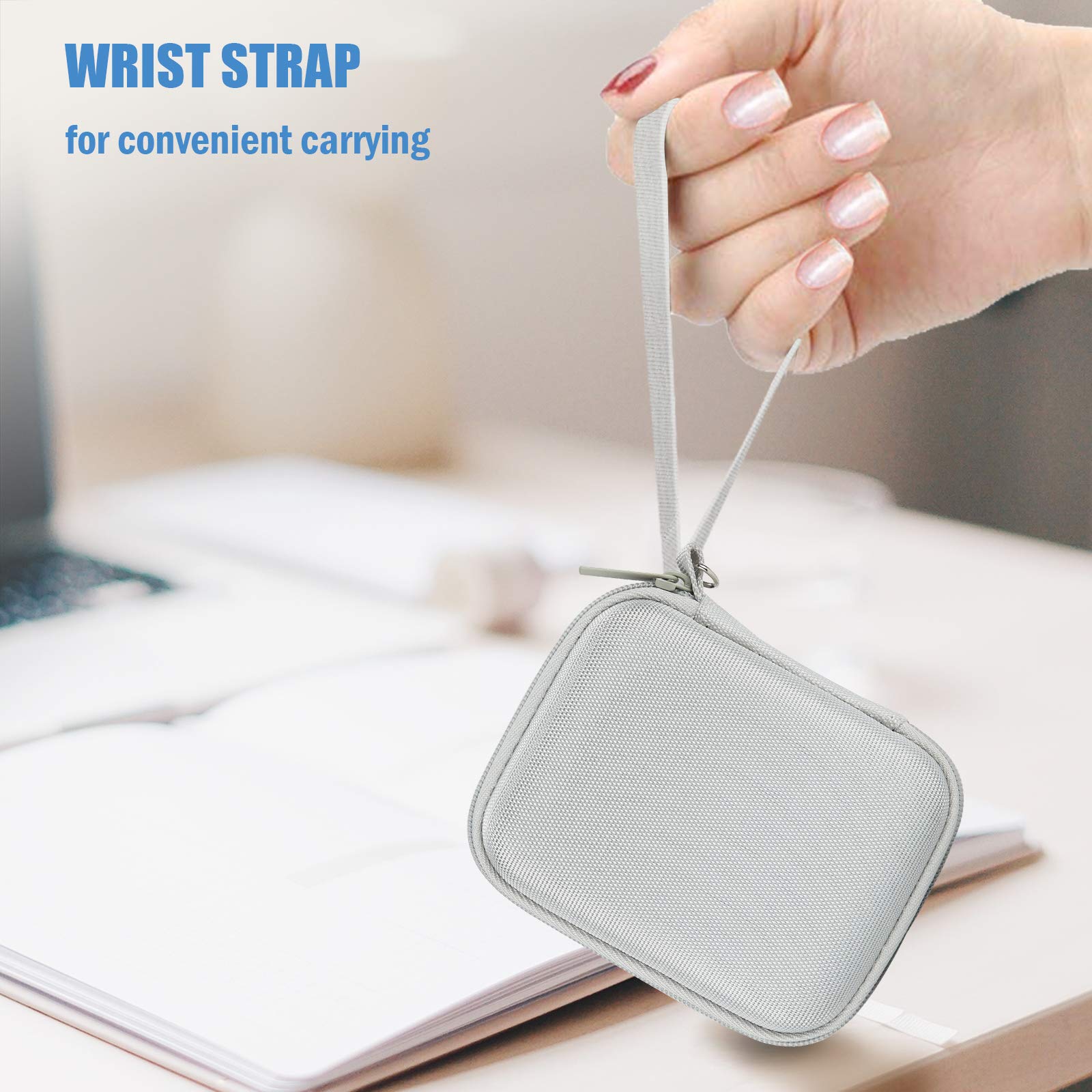 Procase Hard Carrying Case Compatible For Samsung T7/ T7 Touch Portable Ssd With 2 Cable Ties, Shockproof Travel Organizer For 5