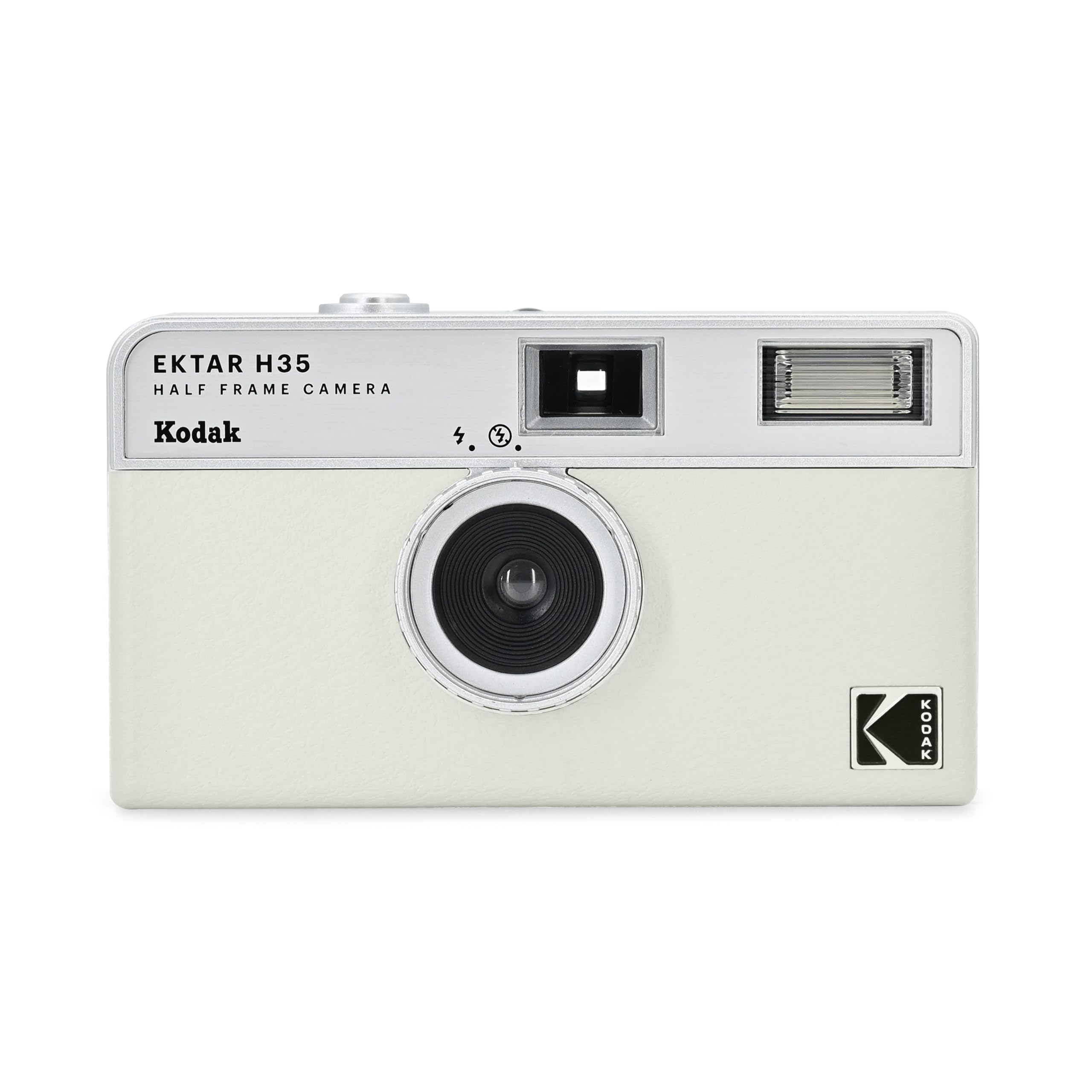 Kodak Ektar H35 Half Frame Film Camera, 35Mm, Reusable, Focus Free, Lightweight, Easy To Use (Off White) (Film & Aaa Battery Are