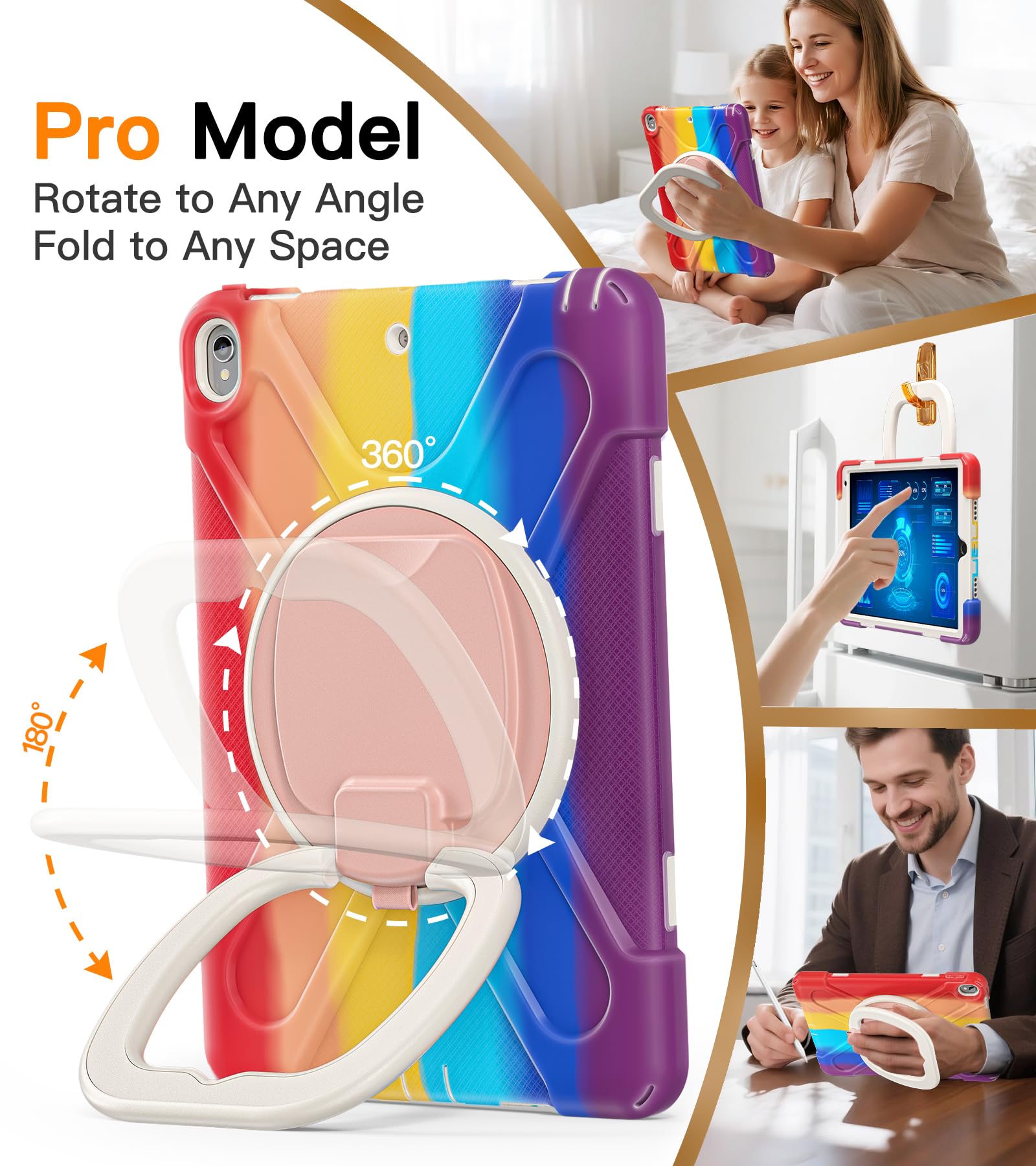 Batyue 10.5 Inch Case For Ipad Air 3Rd Generation 2019/ Ipad Pro 10.5 2017 Released;Rugged Heavy Duty Protective Cover With Penc