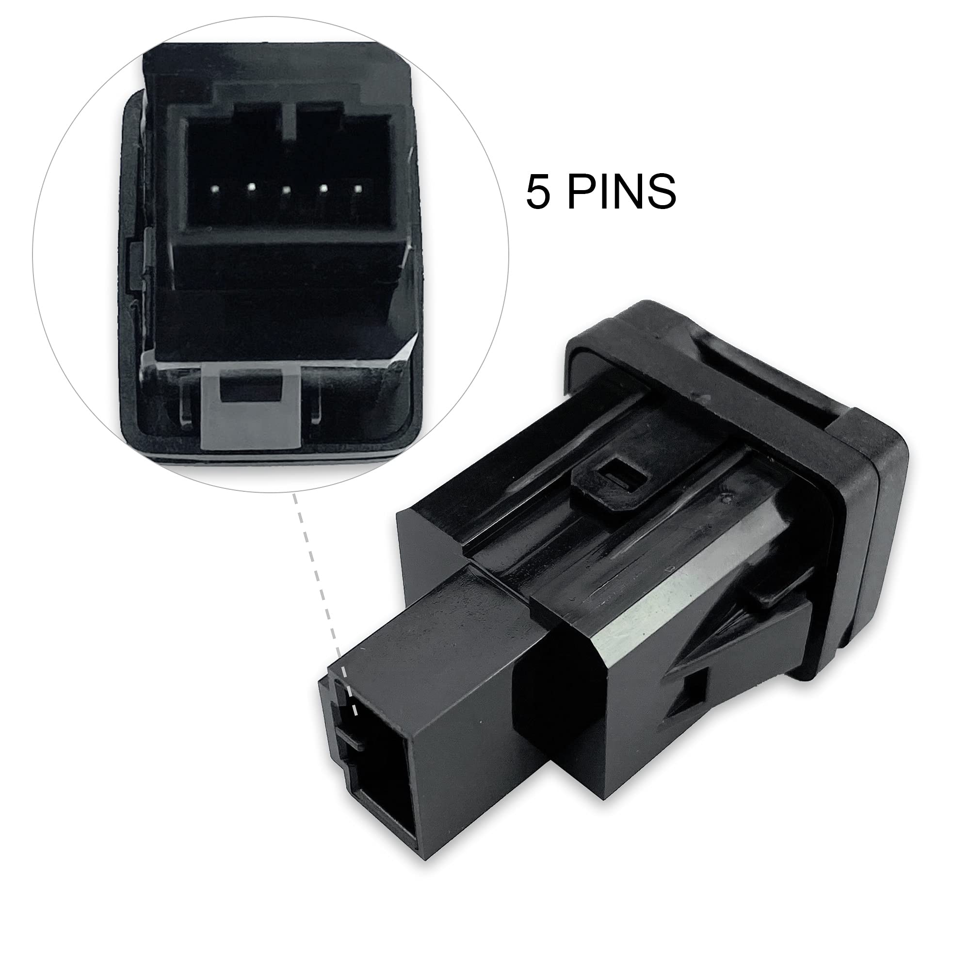 Rlp Aux Port Replacement Auxiliary Input Jack Aux Input Adapter Compatible With Honda 2006 2011 Civic 2009 2011 Crv Replaces 391