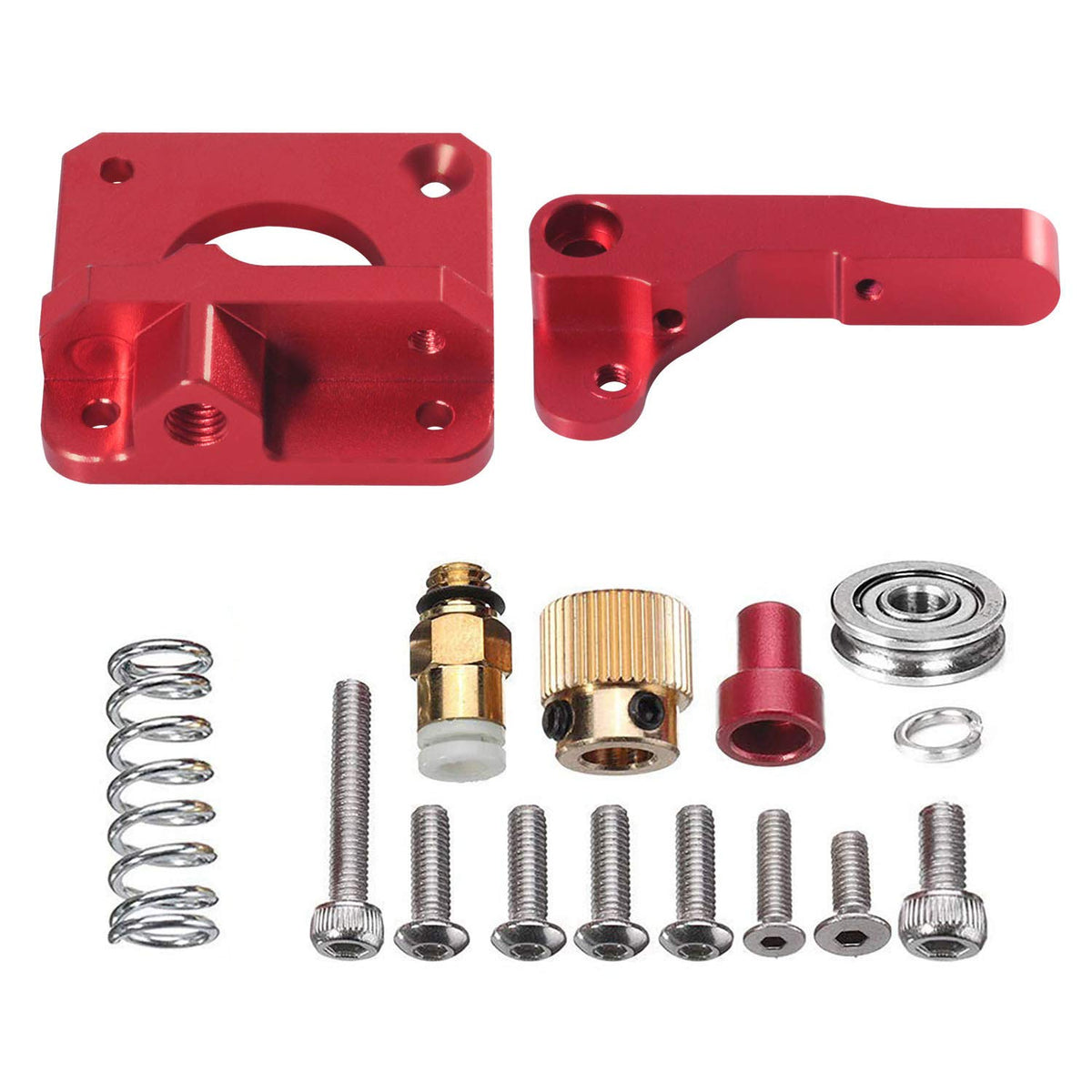 Aokin Upgraded Aluminum Mk8 Extruder Drive Feed 3D Printer Extruders For Creality Ender 3/3 Pro/3 V2, Ender 5/5 Pro/5 Plus, Cr 1