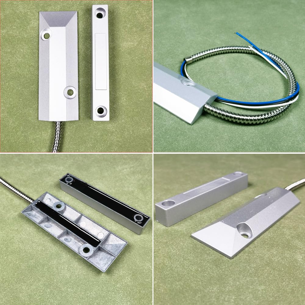 Gebildet Rolling Door Contact Magnetic Reed Switch Alarm With 3 Wires For N.O./N.C. Applications Oc 55