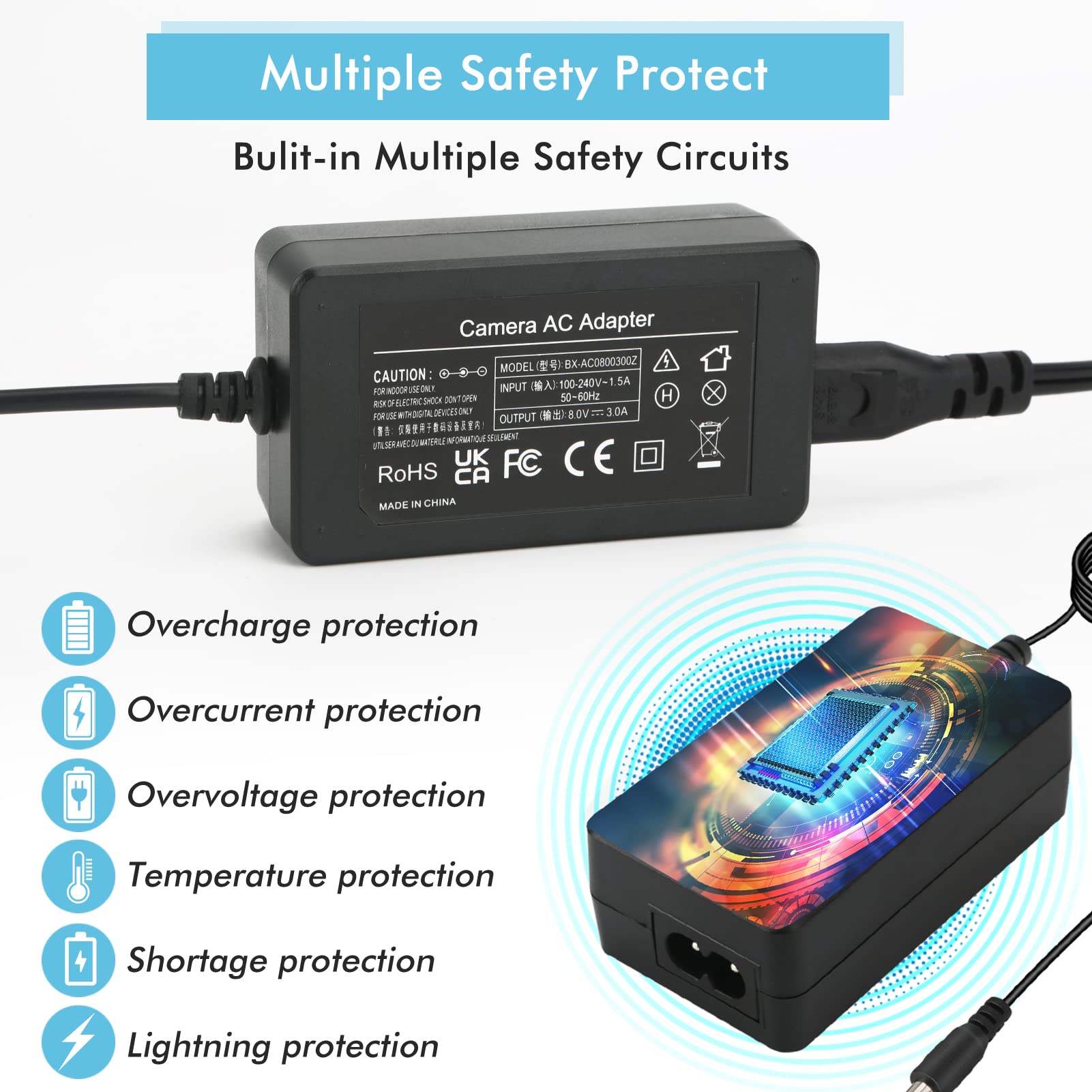 Kiri Tek Ac Pw20 Zv E10 Ac Power Adapter Np Fw50 Dummy Battery Charger Supply Kit For Sony A6400 A6000 A5100 A7Ii A7Rii A7Sii A7