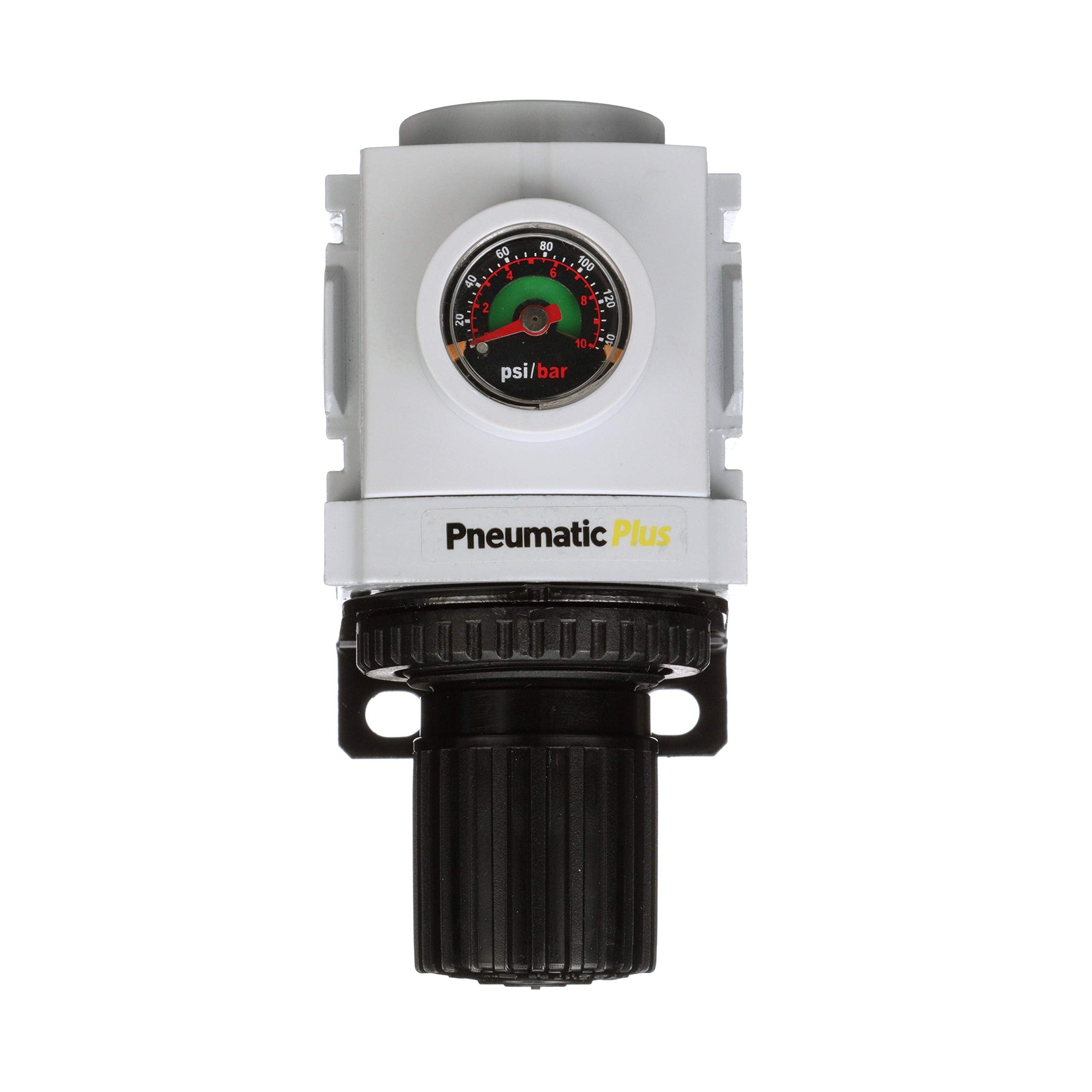Pneumaticplus Ppr Series Compressed Air Pressure Regulator   Embedded Gauge & Bracket Included (1/2'' Npt)