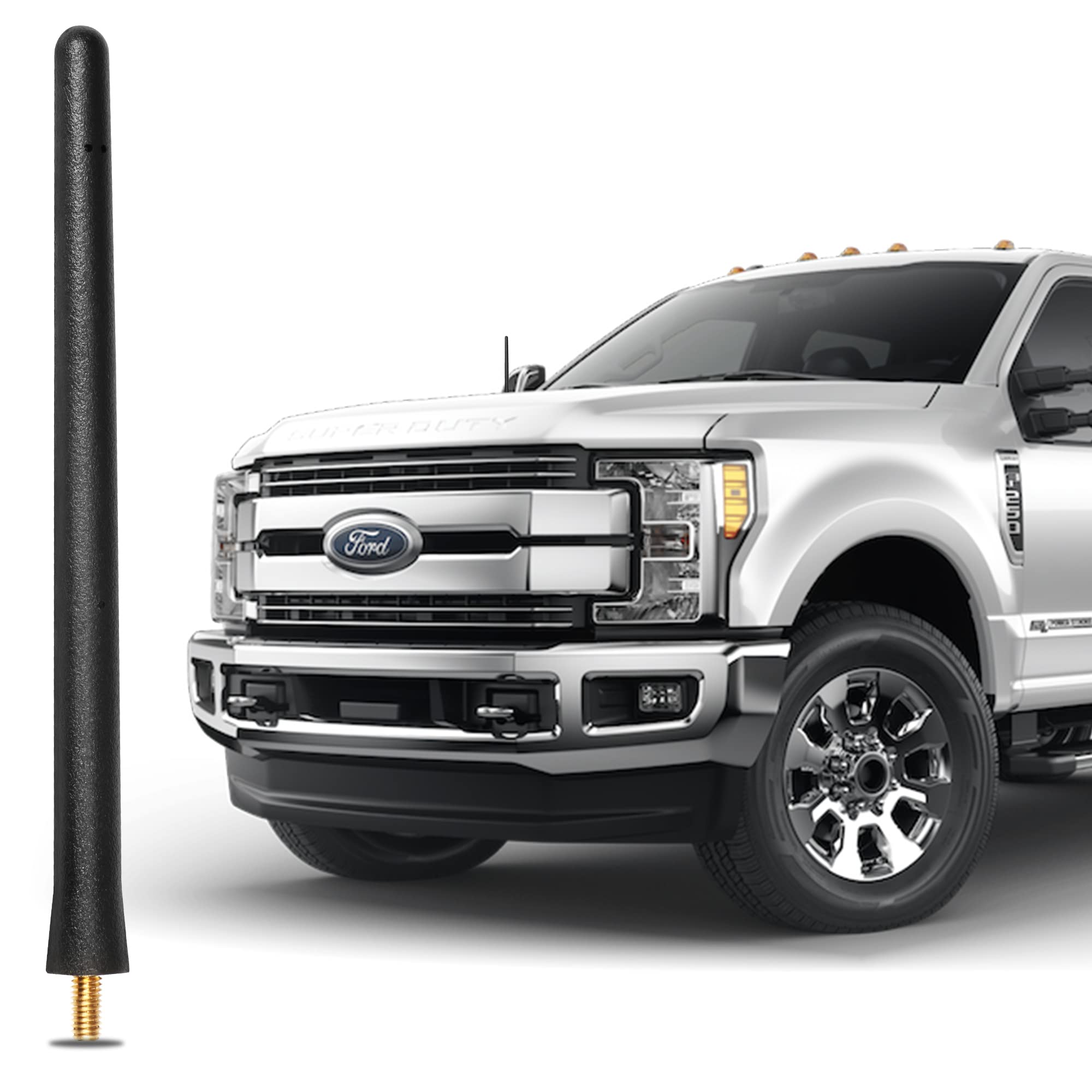 Ksaauto 6 3/4 Inch Antenna For Ford F250 F350 Super Duty 2017 2024, Ford F 150 F 250 F 350 Bronco Car Truck Antenna Replacement