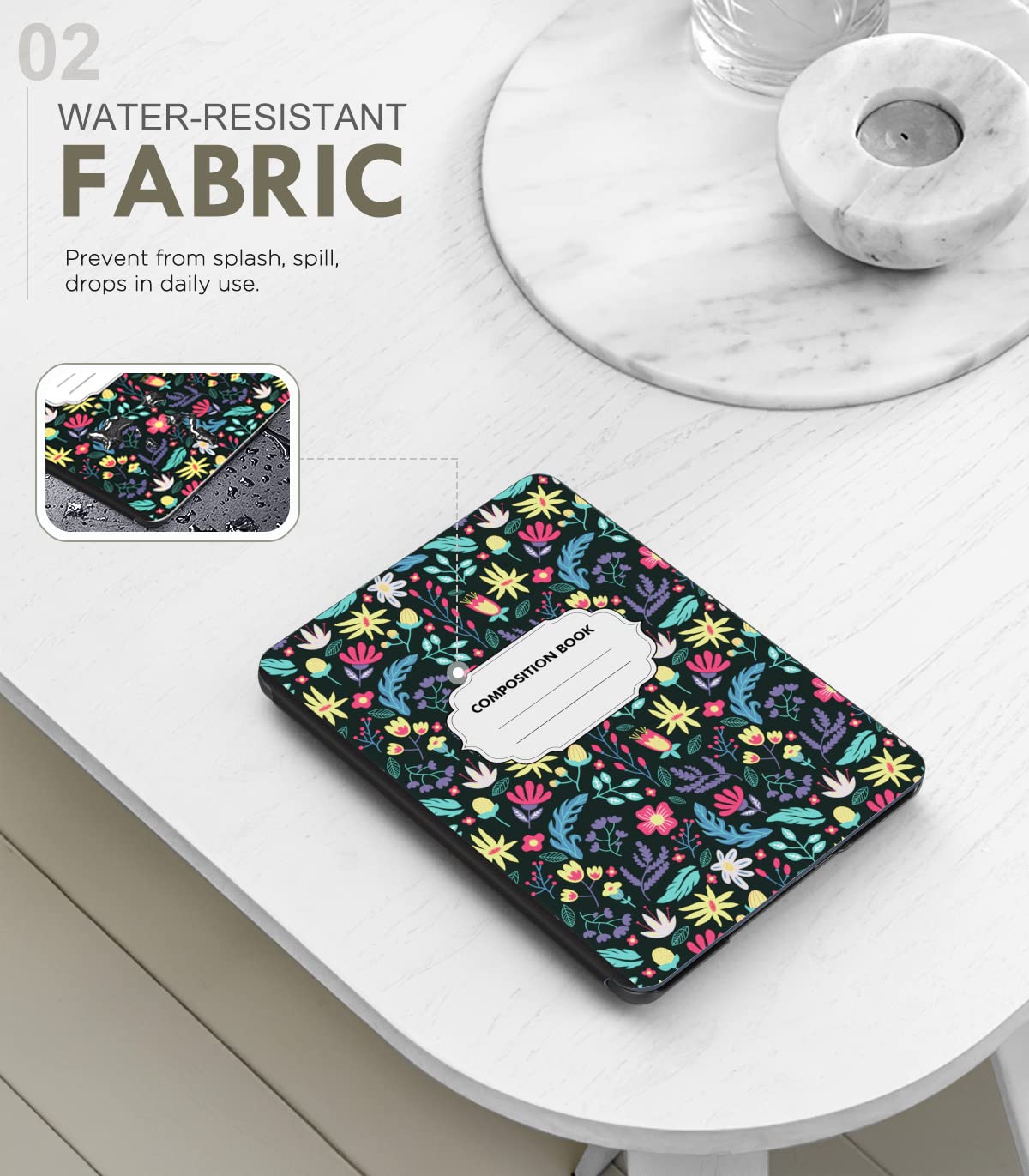 Moko Case For 6.8'' Kindle Paperwhite (11Th Generation 2021) And Kindle Paperwhite Signature Edition, Light Shell Cover With Aut