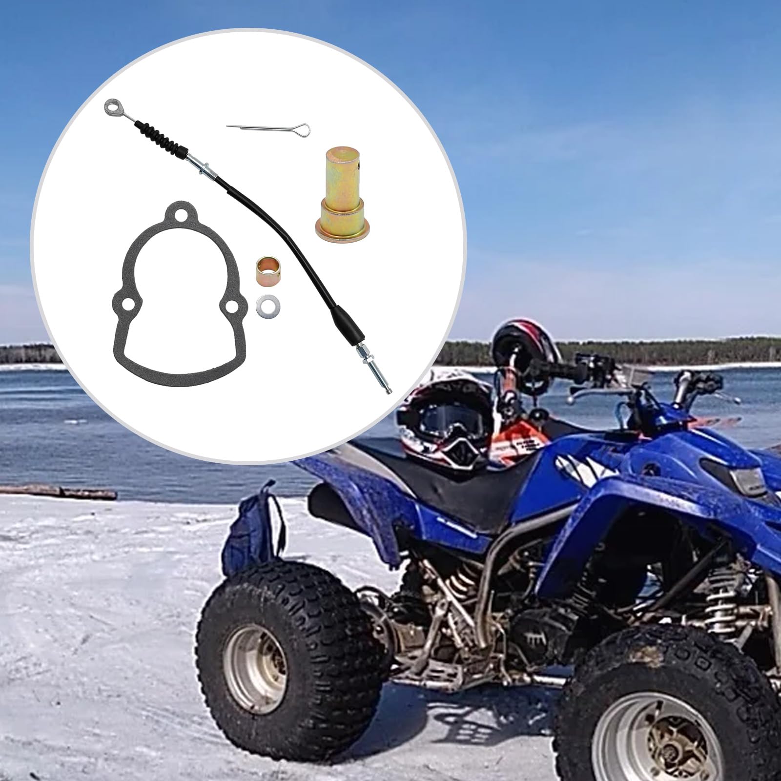 Vkinman Replacement Rear Brake Cable Kit For Yamaha Blaster 200 Yfs200 1988 2001