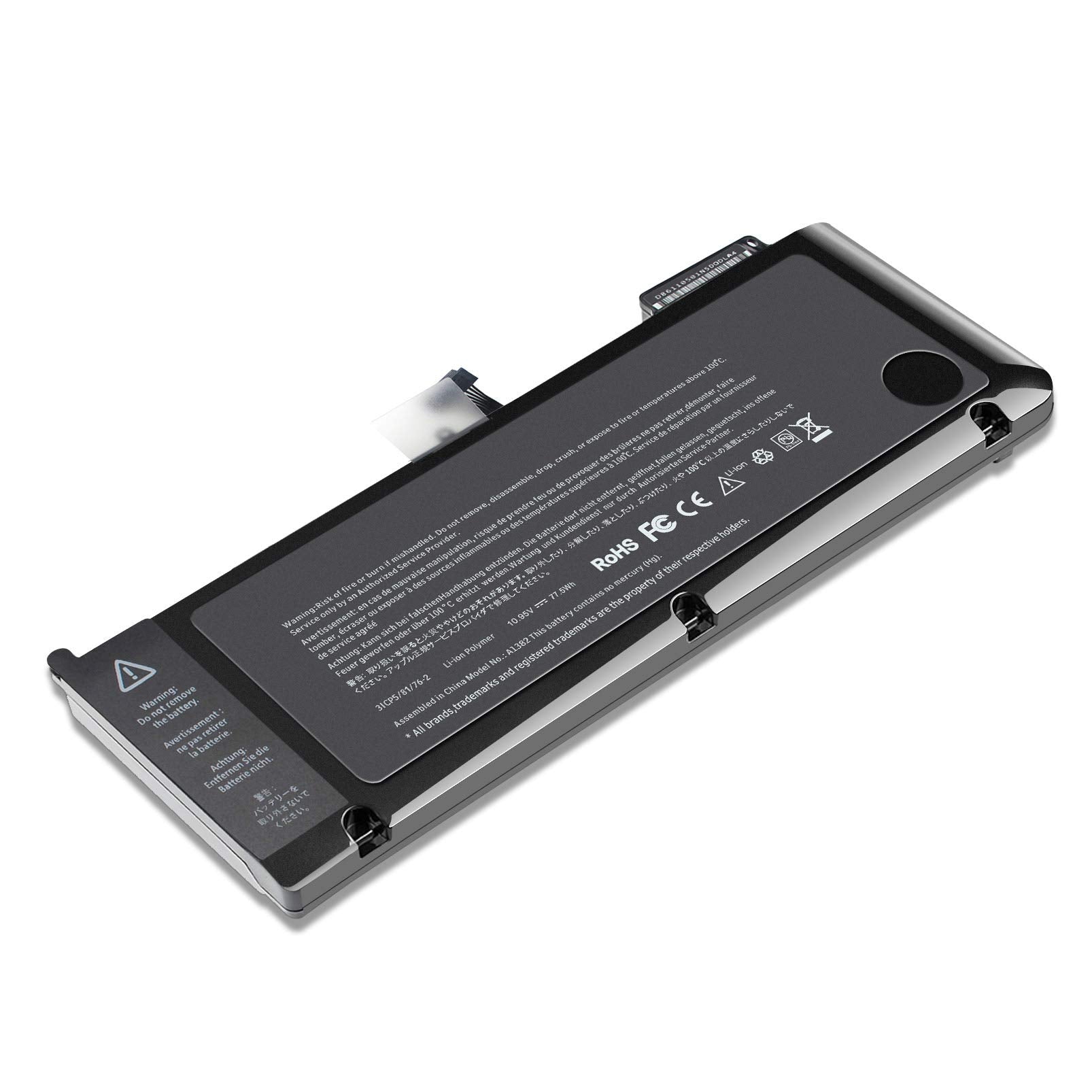 Angwel A1382 Laptop Battery For Macbook Pro 15 Inch (Only For Early/Late 2011, Mid 2012) A1286 Mc721Ll/A Mc723Ll/A 661 5844 020