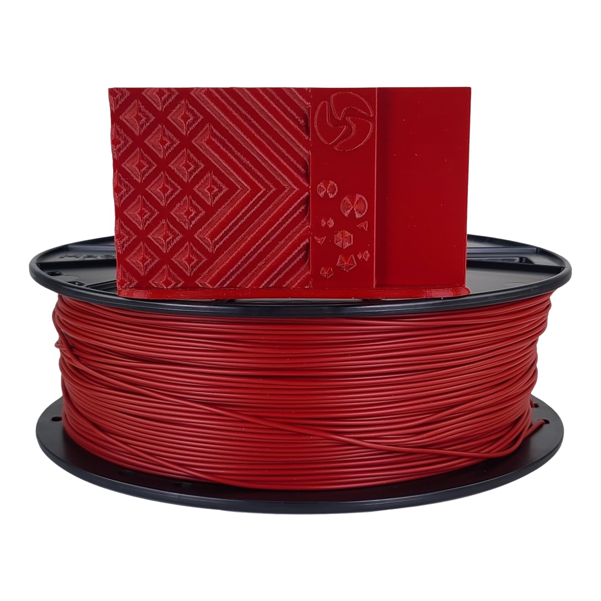 3D Fuel 3D Filament High Temp Tough Pro Pla+ Iron Red, 1.75Mm, 1 Kg +/  0.02Mm Tolerance, Made In Usa, Easy To Print And Works W