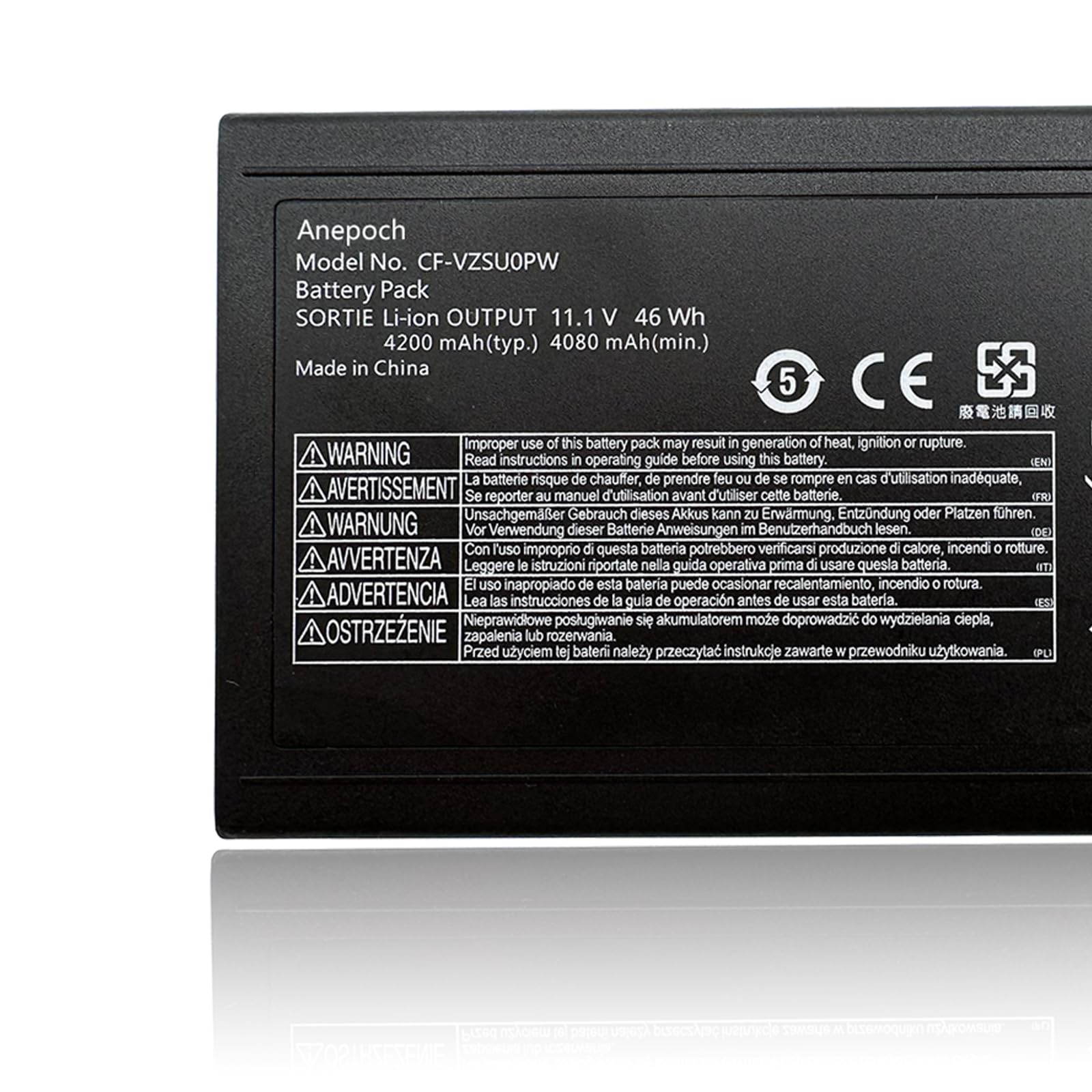 Anepoch Cf Vzsu0Pw Laptop Battery Replacement For Panasonic Toughbook Cf 54 Cf 54F0961Ne Cf54 Series Cf Vzsu0Lw Cf Vzsu0Pr Cf Vz