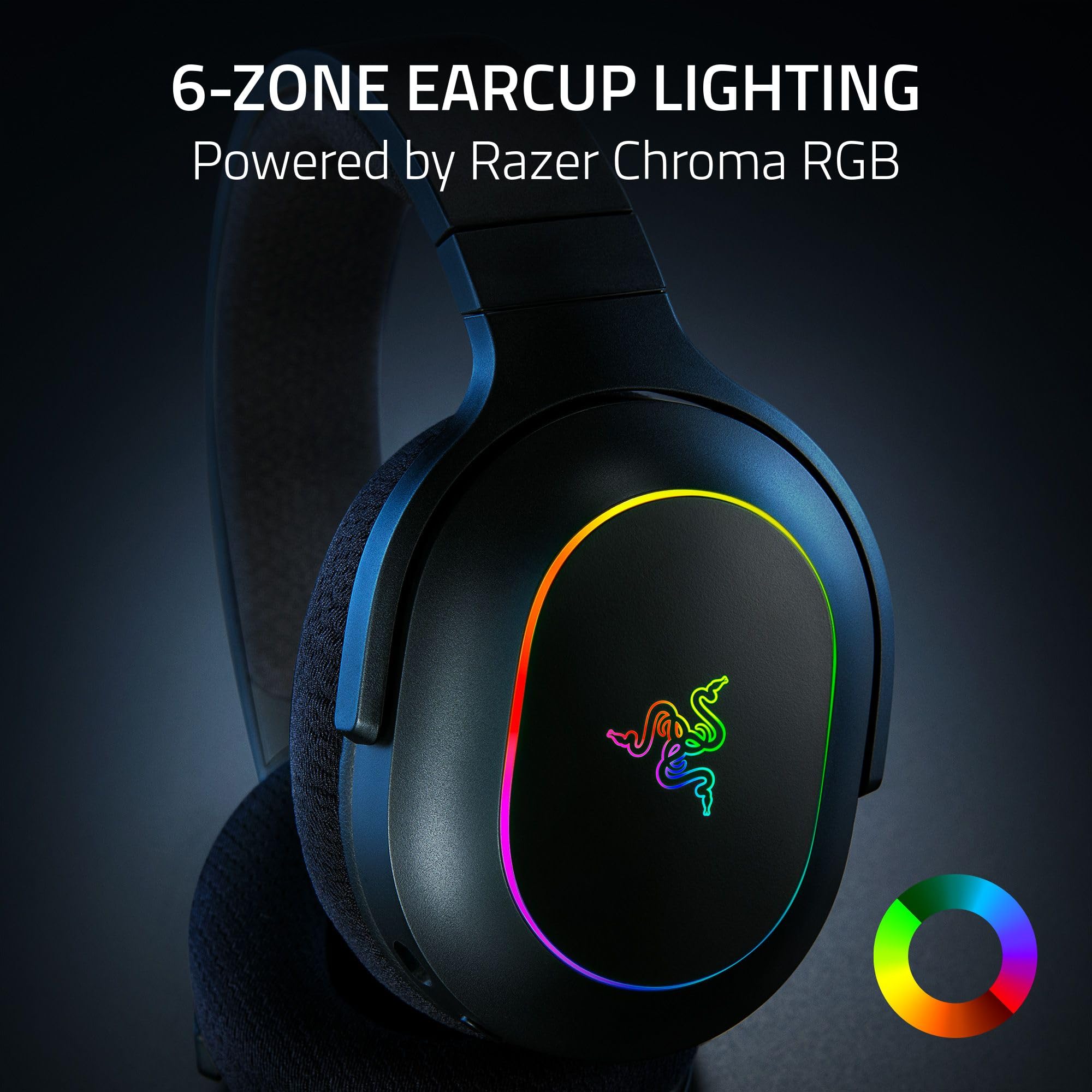 Razer Barracuda X Chroma Wireless Gaming Headset: 2.4Ghz Wireless & Bluetooth   Lightweight   Chroma Rgb   40Mm Drivers   Cardio