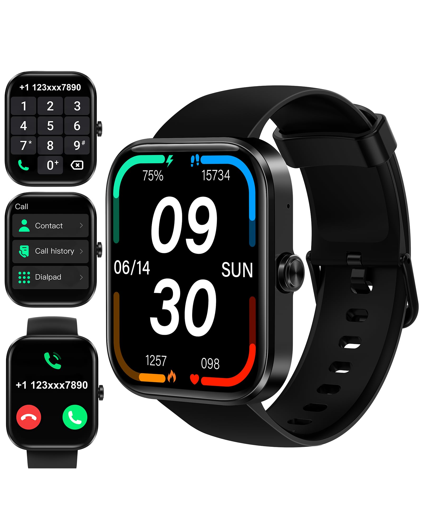 Bambooinn Smart Watch For Men Women(Answer/Make Call) 1.91'' Hd Fitness Smartwatch With Sleep/Heart Rate/Spo2 Monitor, 113+ Spor