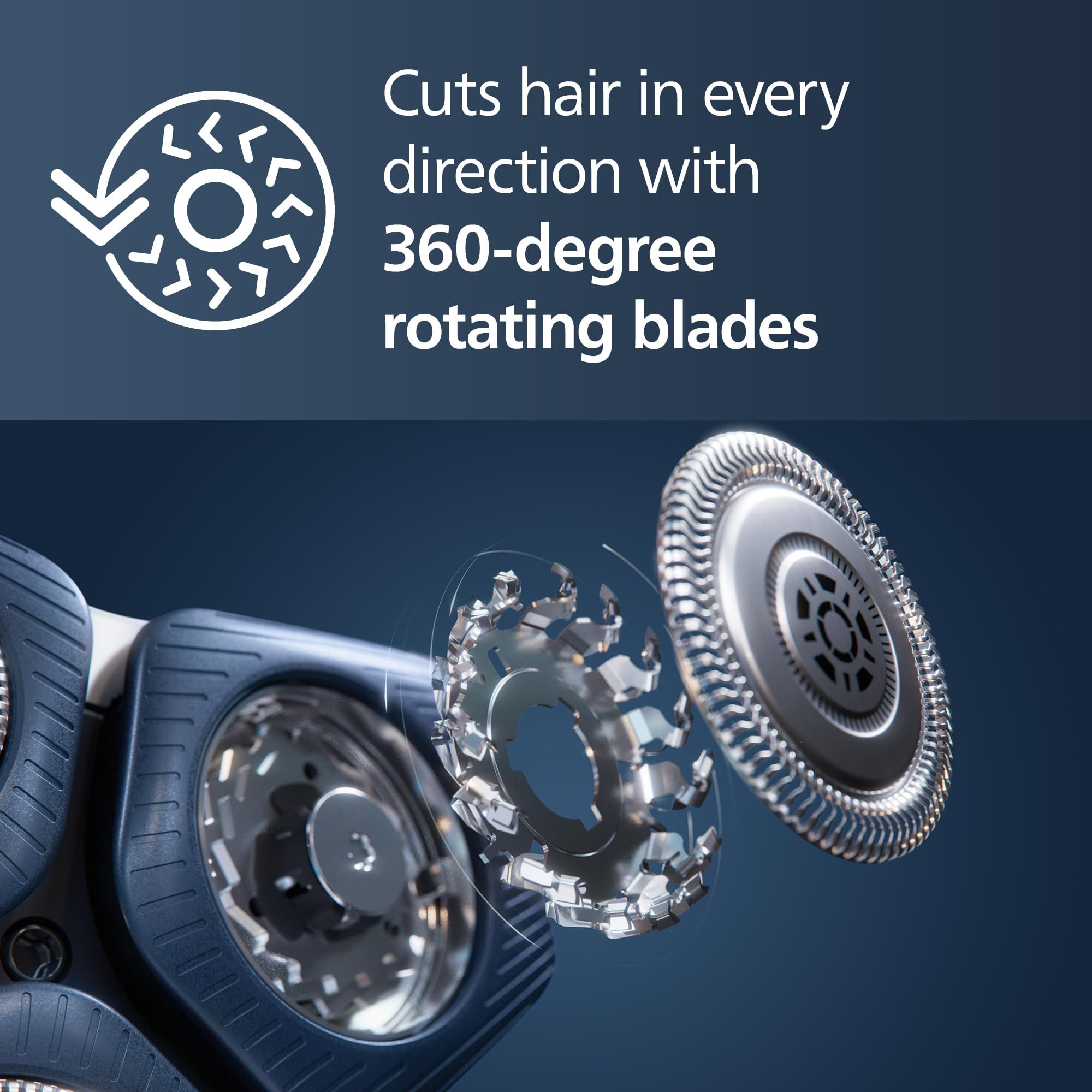 Philips Norelco Shaver Series 7000, Wet & Dry Electric Shaver With Senseiq Technology, Pop Up Trimmer, Charging Stand, Travel Ca