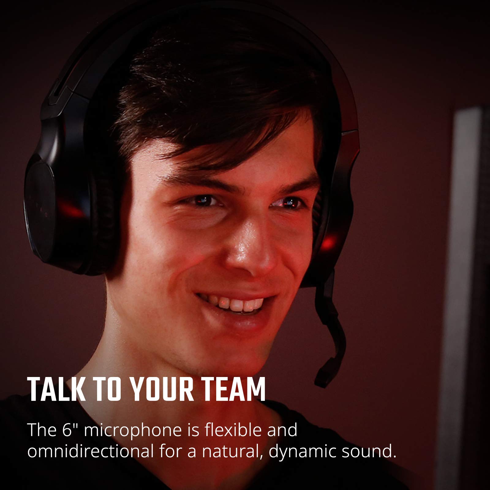 Acer Nitro Gaming Headset With Flexible Omnidirectional Mic, Adjustable Headband, Black