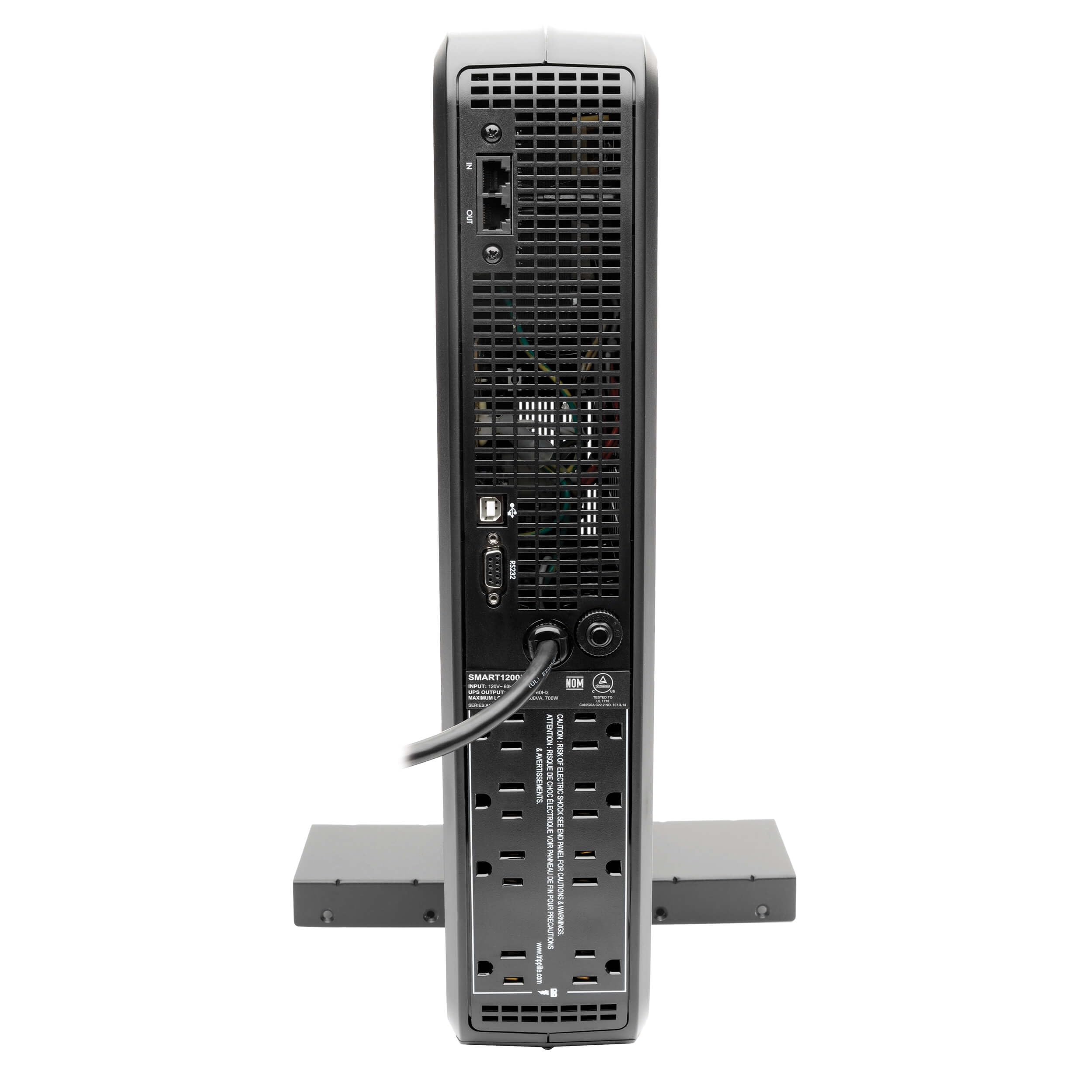 Tripp Lite Smart1500Lcd 1500Va Smart Ups Battery Back Up, 900W Rack Mount/Tower, Lcd, Avr, Usb, Db9, 3 Year Warranty & Dollar 25