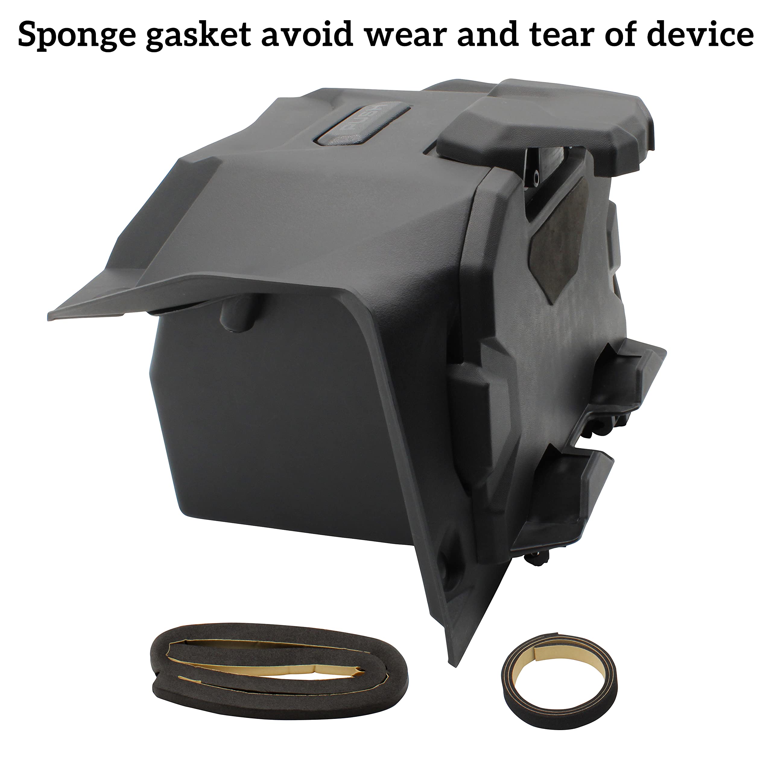 Sautvs Tablet Holder For Rzr Xp 1000/Turbo/Rzr Trail, Sporty Electronic Device Mount With Storage Box Phone Mount Tablet Holder