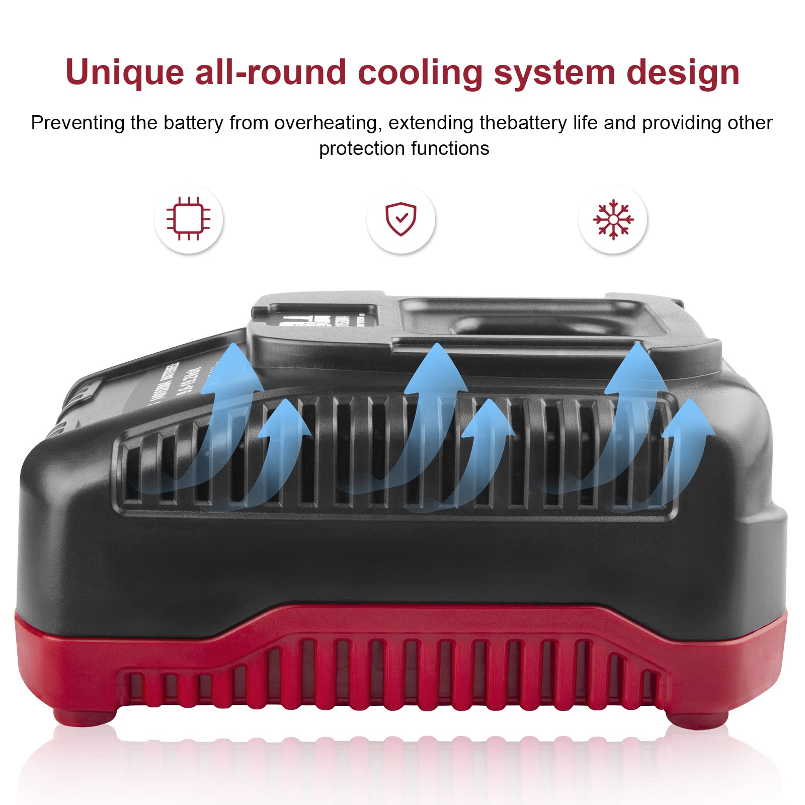 19.2V Quick Charger (Dual Chemistry) For Craftsman Tools 19.2 Volt C3 Xcp Lithium Ion & Ni Cad Diehard Battery Charger
