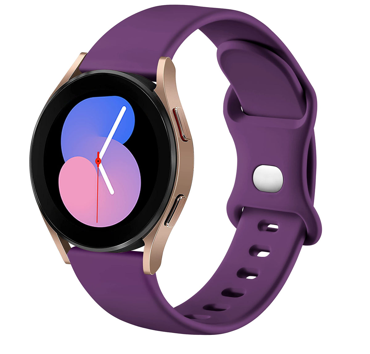 Lerobo Band Compatible For Galaxy Watch 5&4 Band/Galaxy Watch 5 Pro 45Mm/Active 2 Watch 44Mm 40Mm/Galaxy Watch 4 Classic Band 46Mm 42Mm/Watch 3 Band 41Mm,20Mm Soft Silicone Bands Strap For Women Men