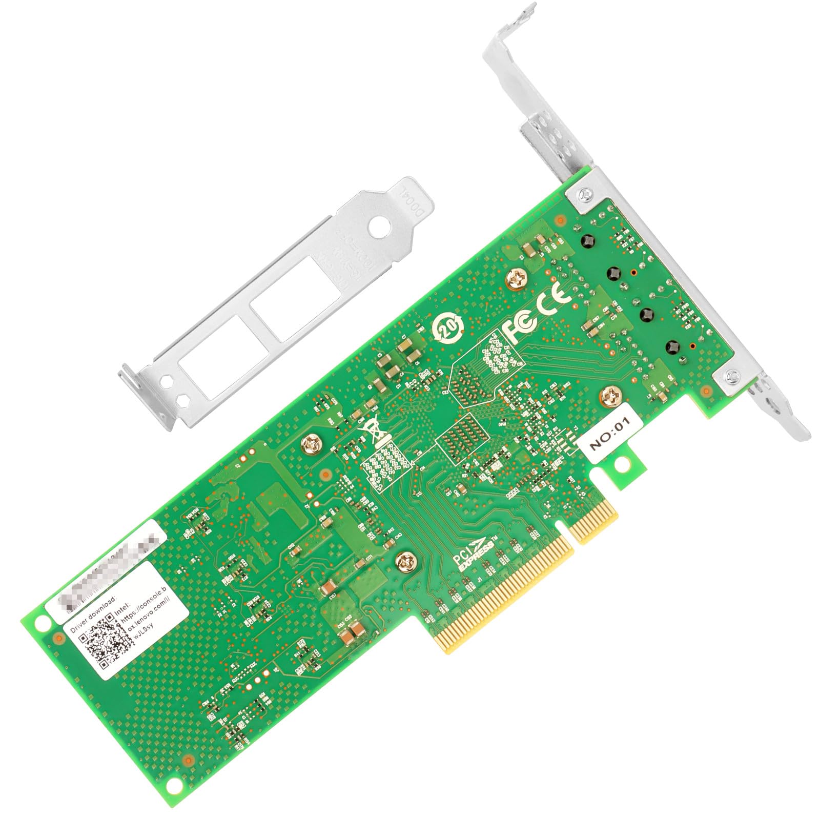 Vogzone 10Gb Pci-E Nic Network Card For Intel X710-T2L, 2.5Gbe/5Gbe/10Gbe Copper Dual Rj45 Ports, With Intel X710-At2 Chip,10Gbe