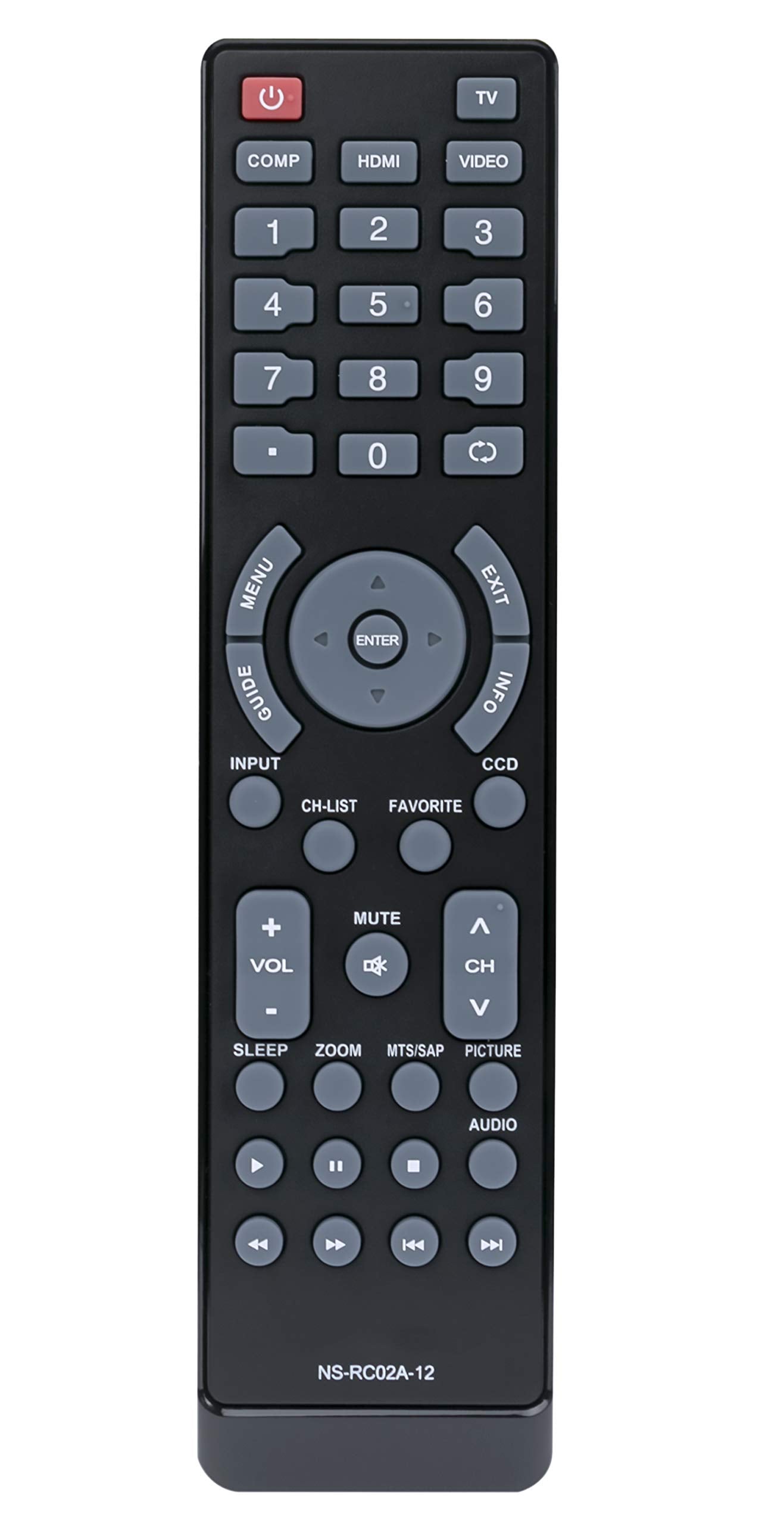 New Remote Ns-Rc01A-12 Ns-Rc02A-12 /Ns Rc02A 12/ Ns Rc02A 12 Remote For Insignia Ns-19E450A11 Ns-32L450A11 Ns-46E570A11 Ns-46E560A11 Ns-32E859A11 ; Ns-19E450Wa11 Ns-40E560A11 Ns-32E570A11 Ns-37L550A11 -Like New