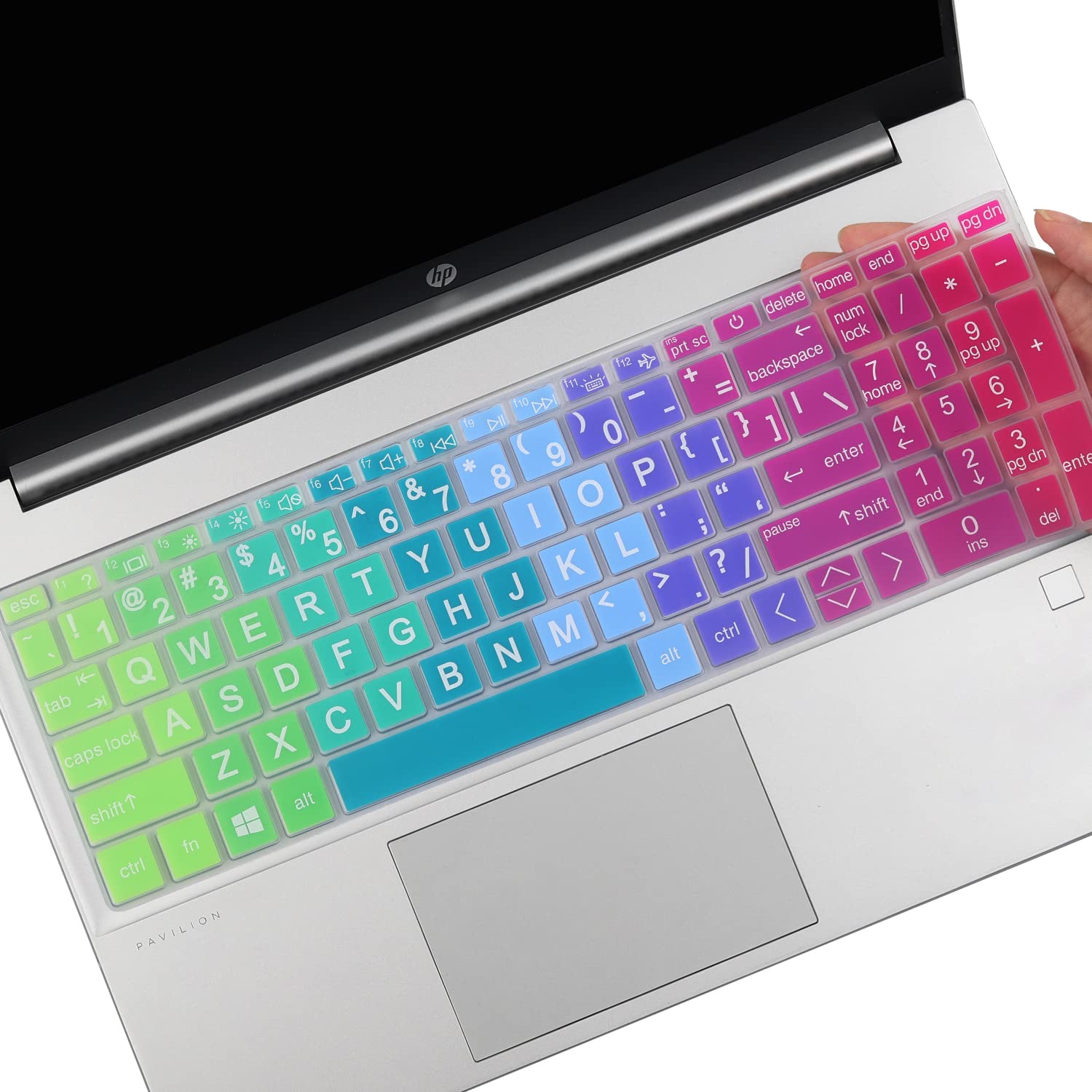 Large Print Keyboard Cover For 2023 2022 Hp 17.3'' Laptop 17T 17Z 17 Cn 17 Cp 17 Cn2063Cl 17 Cp0700Dx 17 Cp1035Cl 17 Cn1063Cl 17