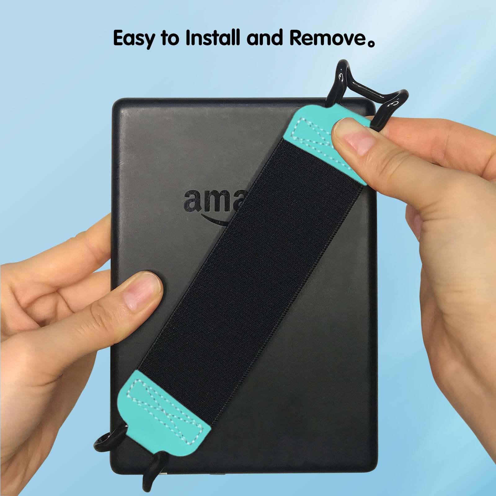 Gowjaw Hand Strap Holder For Kindle Ereaders Fire Tablet, Handle Grip For Tablet Ereaders Fire Tablet   Kindle/Kobo/Voyaga/Lenov