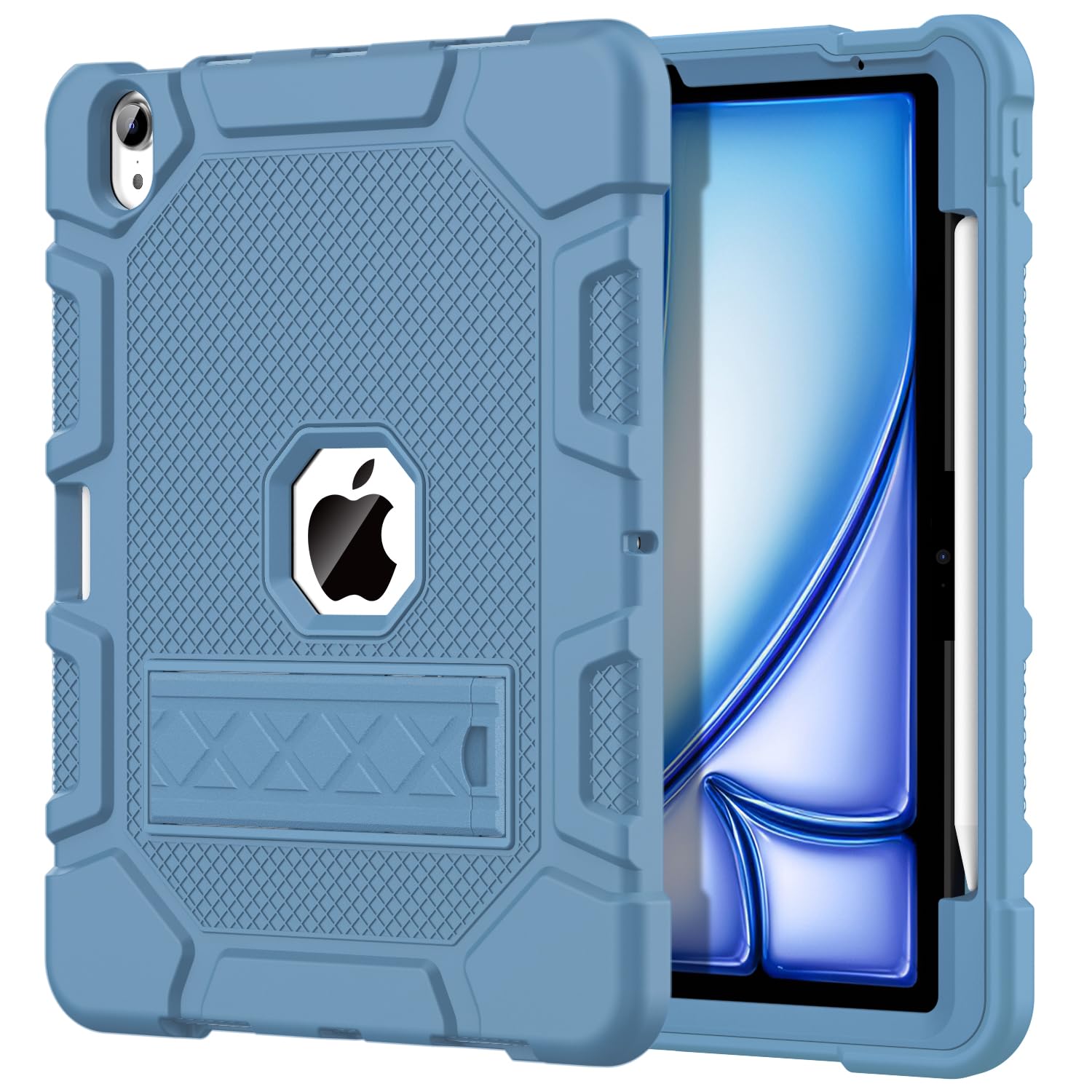 Azzsy Case For Ipad Air 11 Inch M2 2024, Ipad Air 5Th / 4Th Generation 10.9 Inch Case (2022/2020), Heavy Duty Shockproof Protect