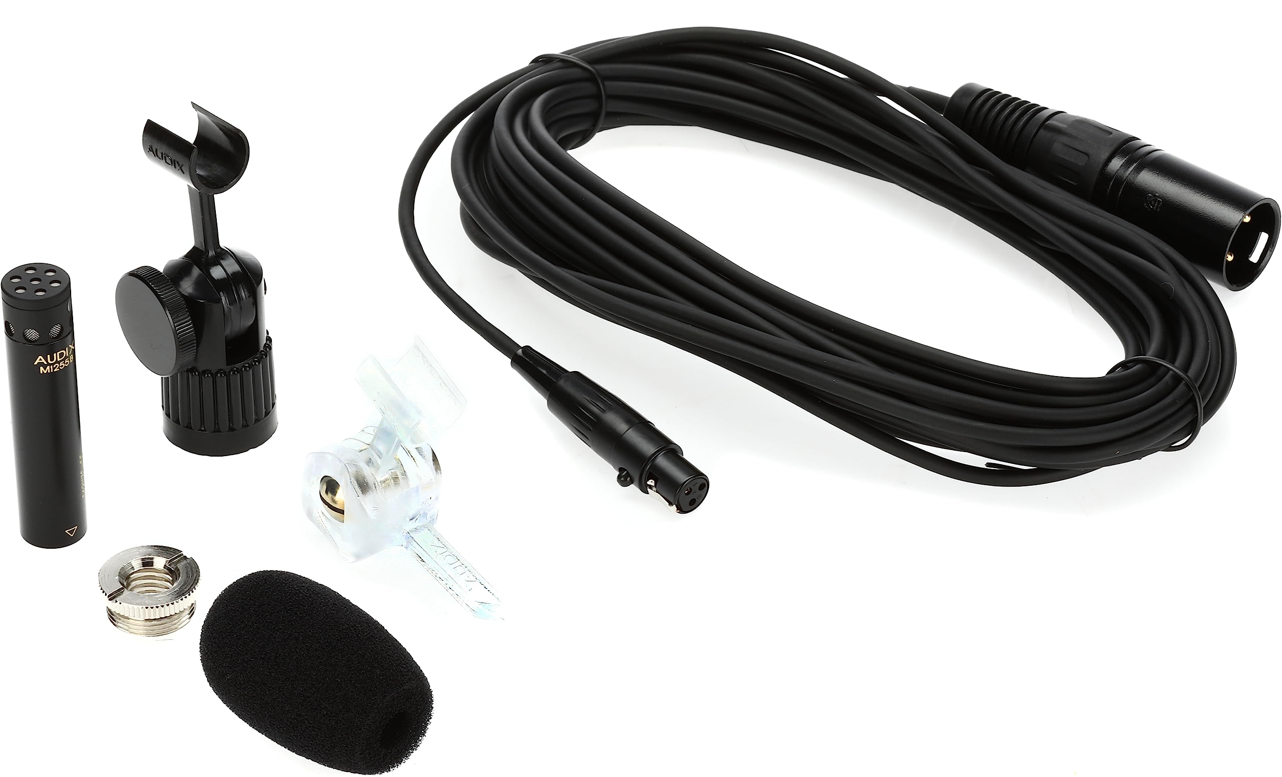 Audix M1255B Miniature High Output Cardioid Condenser   Great For Recording Choirs And Broadcasting