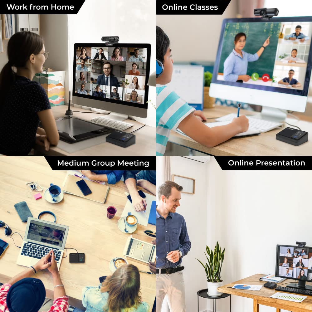 Avermedia As311 Ai Speakerphone - Ai-Powered Noise Suppression, Enhanced Voice Pickup, Usb Plug And Play, Easy Setup, Conference