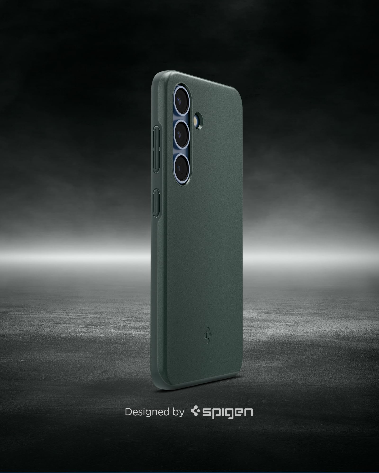 Spigen Thin Fit Magfit Designed For Galaxy S25 Case [Qi2 Certified/Magnet For Galaxy] (2025) - Abyss Green