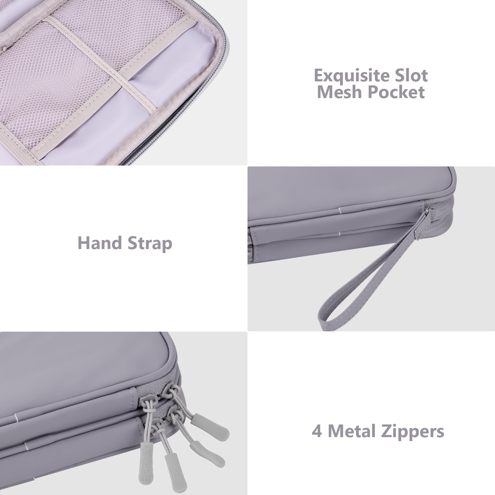 Ddgro Travel Organizer Cables Pouch Organize And Storage Electronics Tech Accessories Cords Charger Cards Money Keys Power Bank