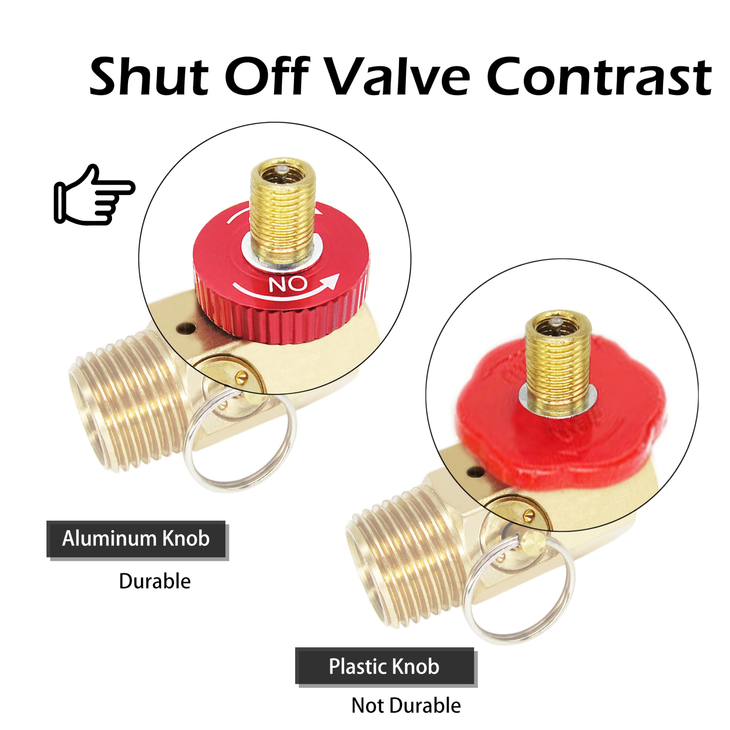 Jiaximan Air Tank Manifold With Fill Port, Aluminum Valve And Relief Bypass, 1/2'' Mnpt Air Tank Port X 1/4'' Fnpt Hose Port X 1