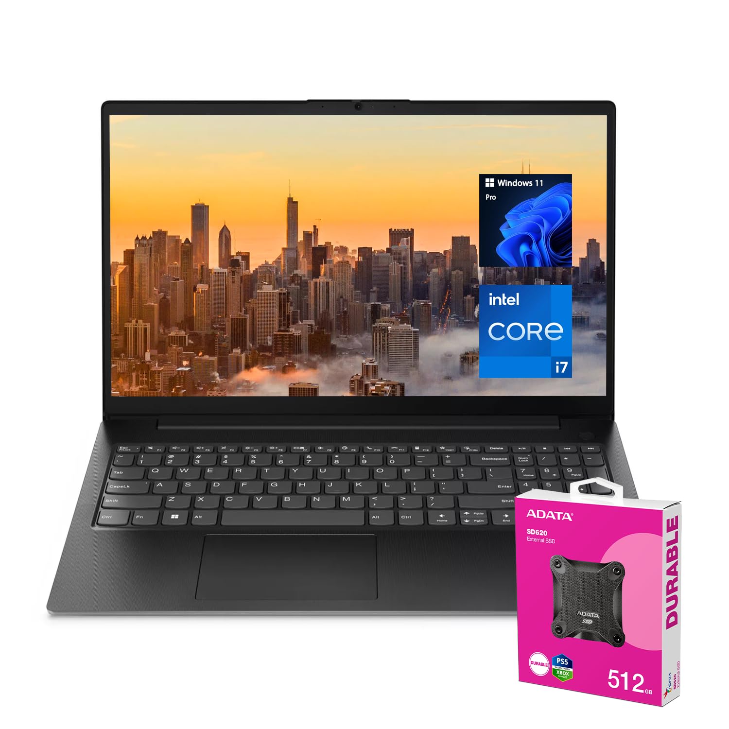 Lenovo V-Series V15 Business Laptop | 15.6 FHD 1920 * 1080 | 13th Gen Intel Core i7-13620H | 24GB RAM | 1TB SSD | Webcam | Wi-Fi