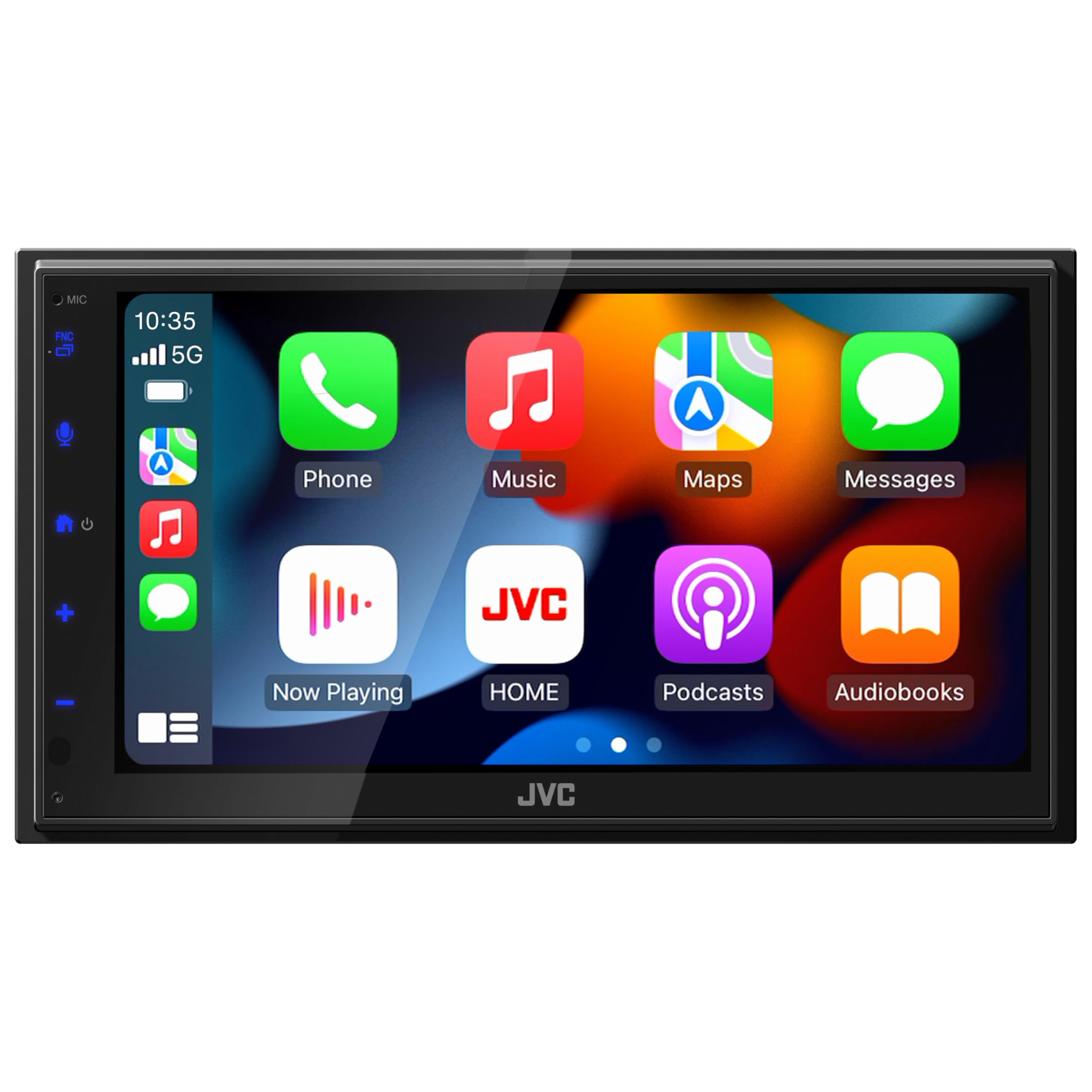 Jvc Kw-M690Bw 6.8'' Capacitive Touchscreen Car Stereo - Wireless Apple Carplay & Android Auto, Bluetooth, Usb Mirroring, 13-Band