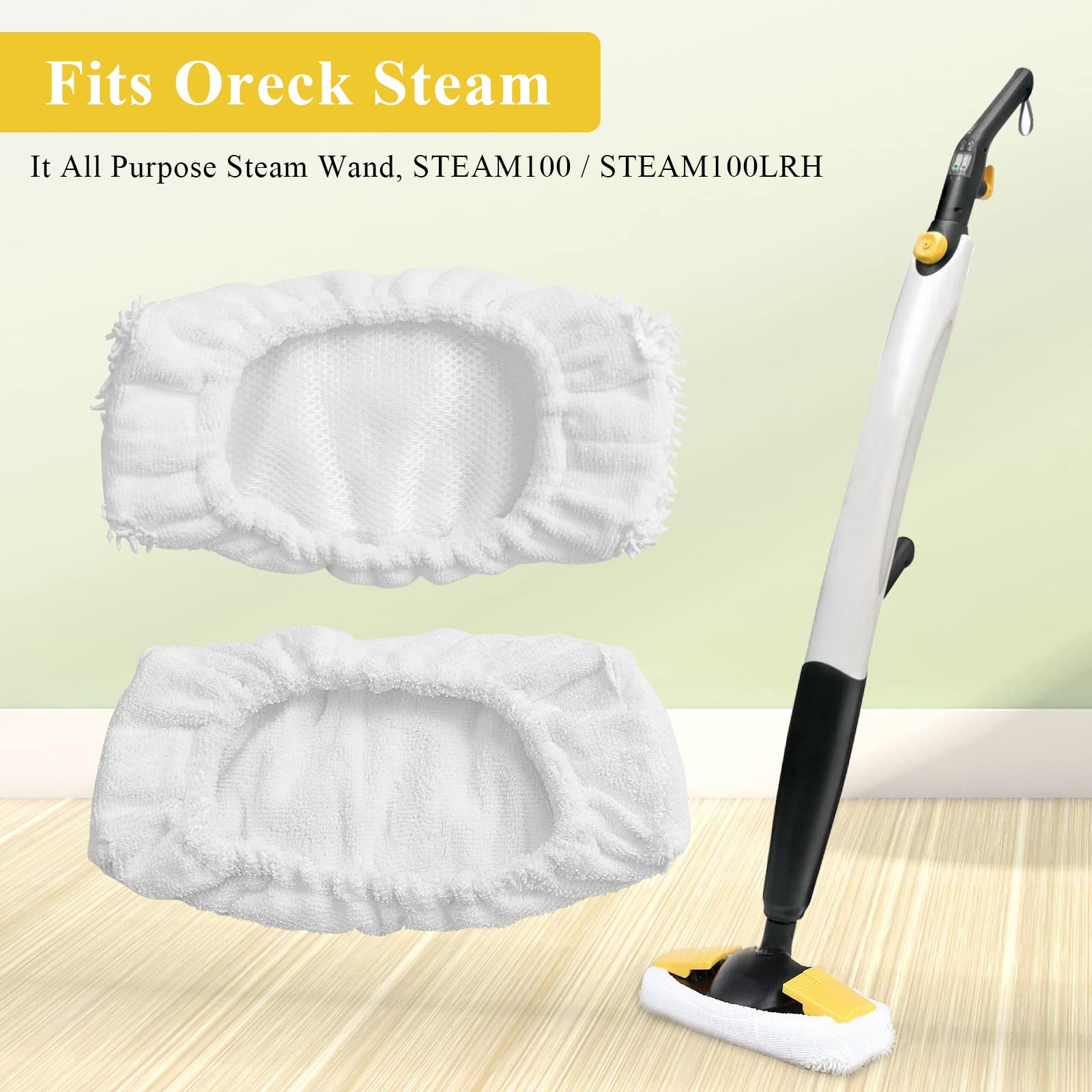 Ximoon Reusable Mop Pads Replacement Washable Mop Head For Oreck Steamer Mop   6 Pack