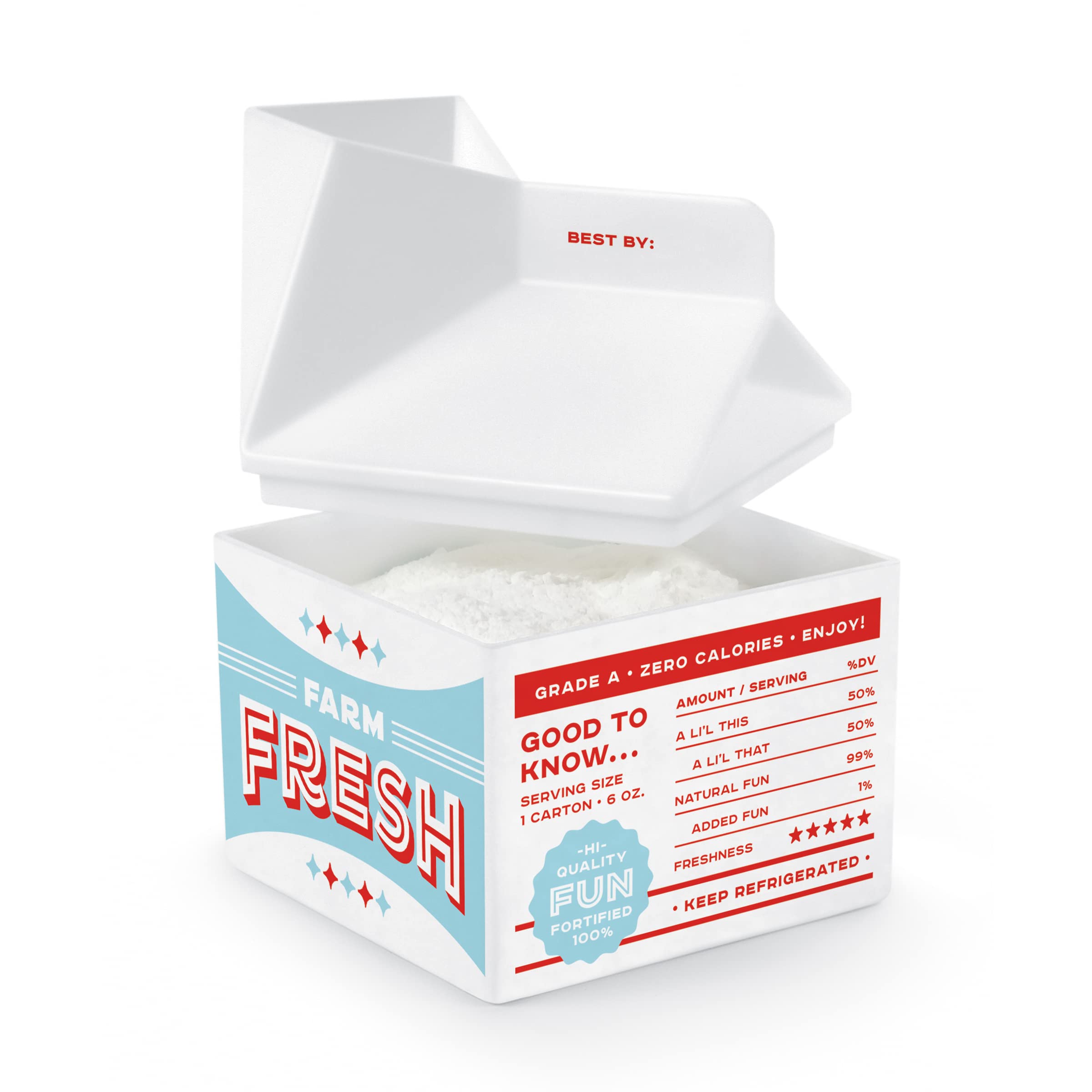 Genuine Fred Fresh Pint, Milk Carton Fridge Deodorizer
