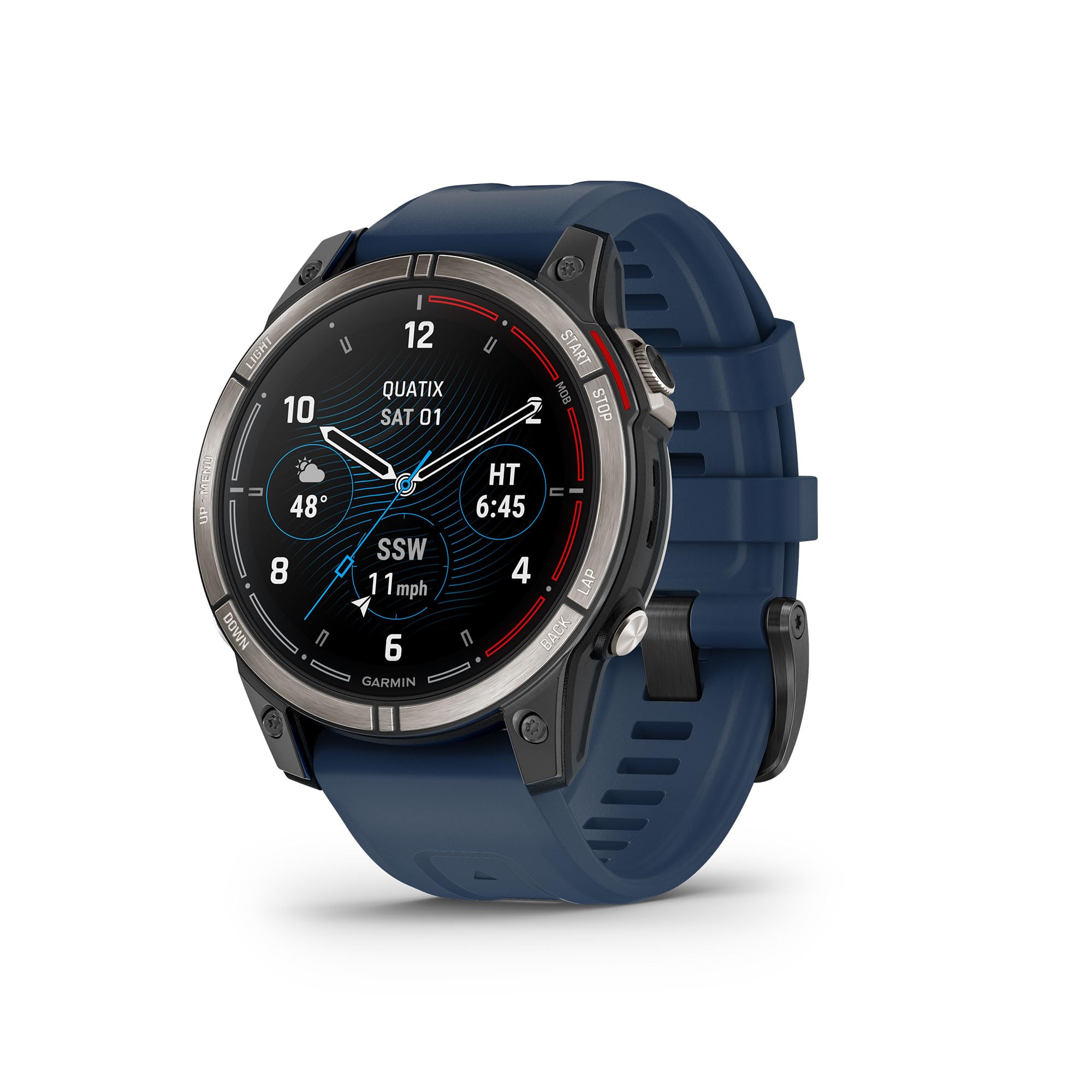 Garmin Quatix 7 Pro Premium Gps Marine Smartwatch With Amoled Display, Led Flashlight, Sailing And Watersport Activities, Fish F,WBEEAB0CLVQ3P1M