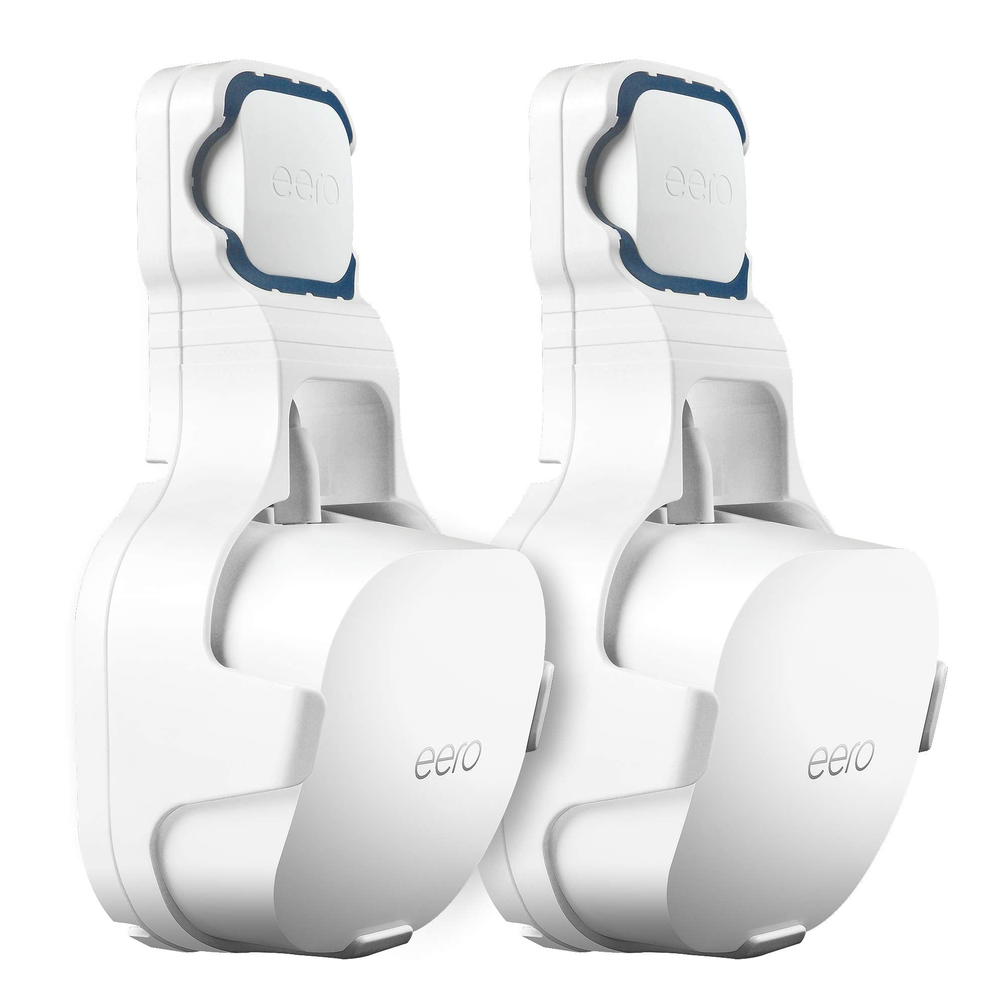 Petimeti Wall Mount For Eero 6 Mesh Wifi System, Space Saving Wall Mount Bracket For Eero 6 Router With Cord Management And Easi