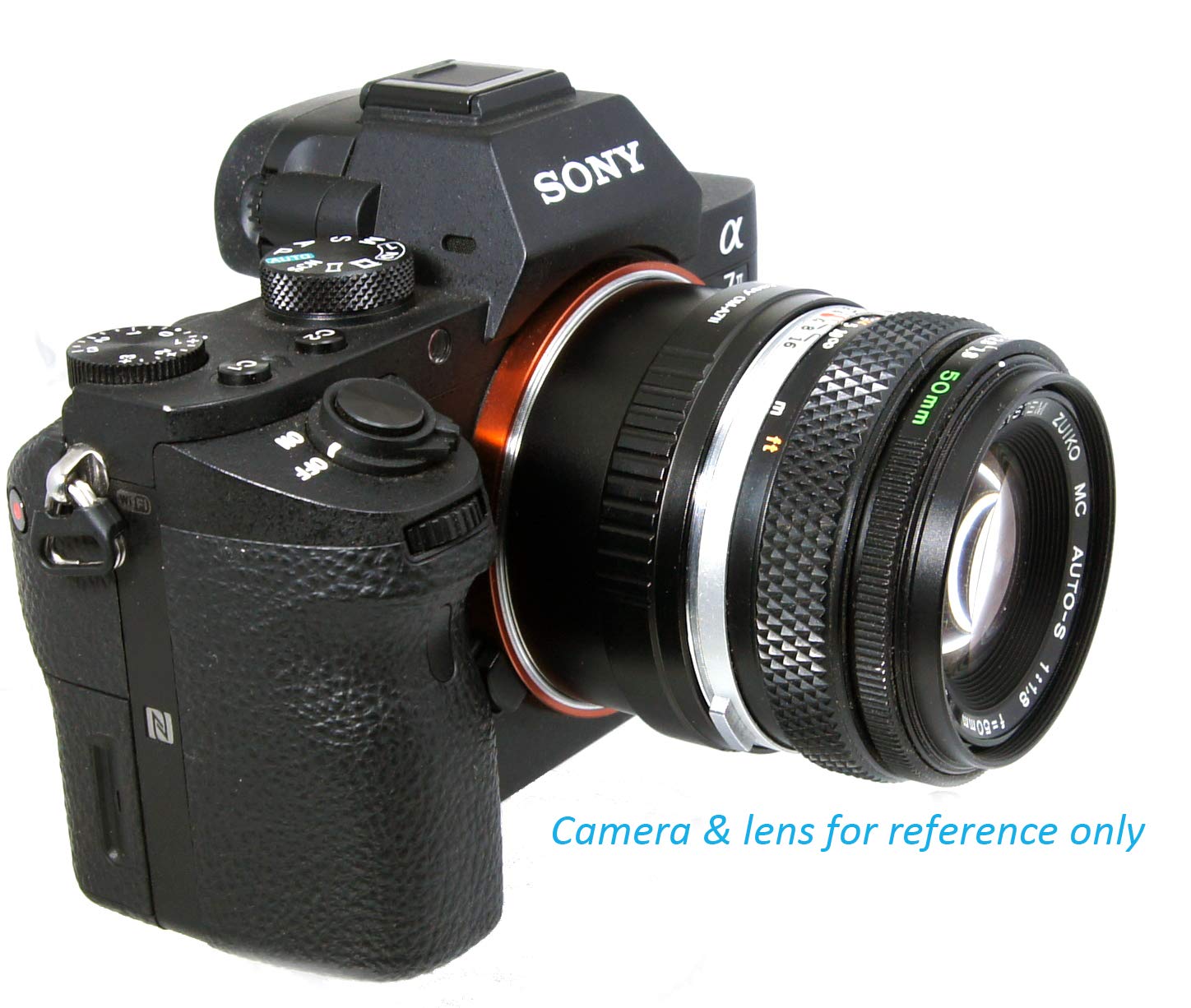 Fotasy Olympus Om Lens To E Mount Adapter, Om Fe Adapter, Om Adapter Fe-Mount, Compatible With Sony A7 A7R A7S Ii Iii Iv A9 A7C