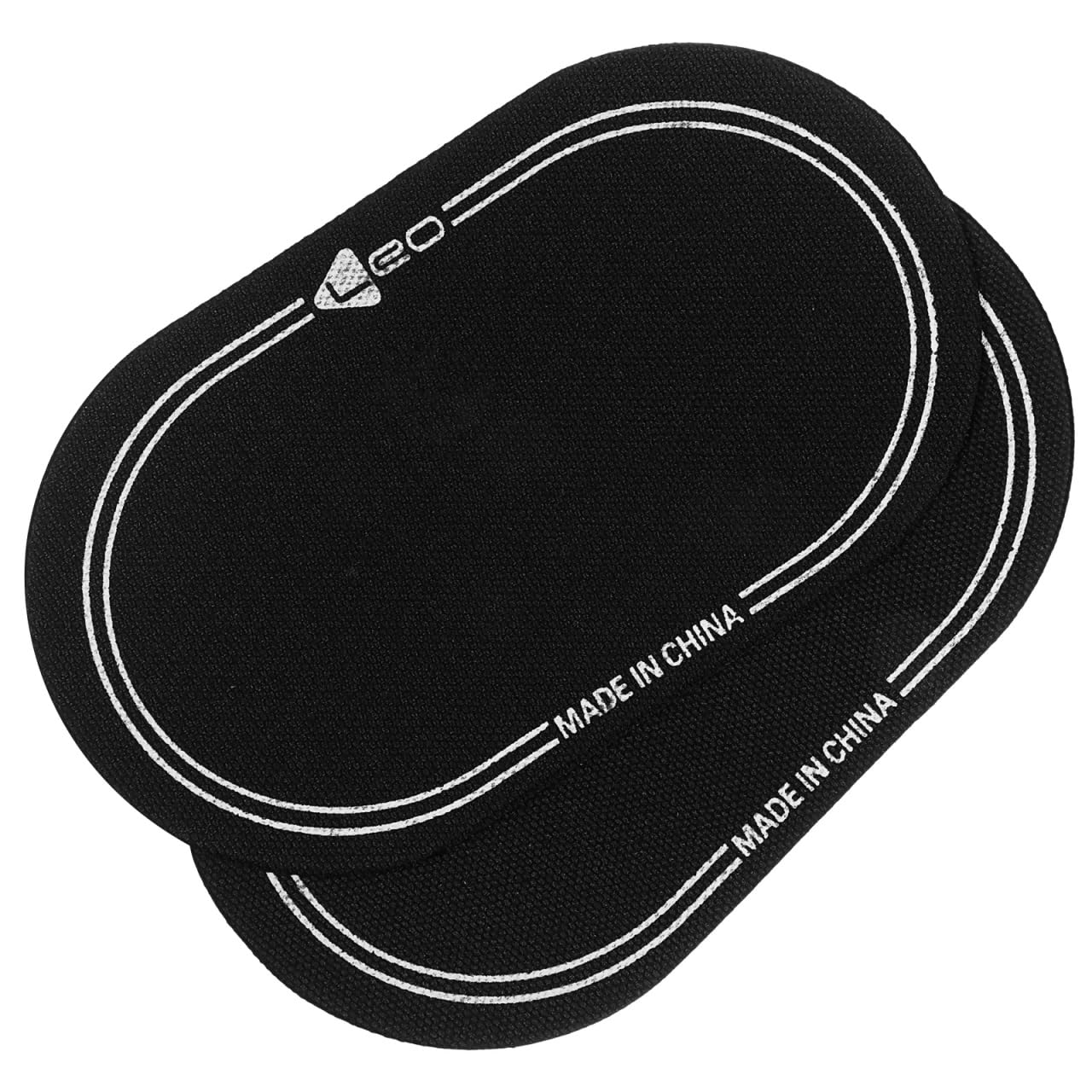 Supvox 2 Pcs Bass Drum Single Pedal Patch: 6.1 X 3.5 Inch Self Adhesive Drumhead Mute Pad   Percussion Instrument Accessories, B