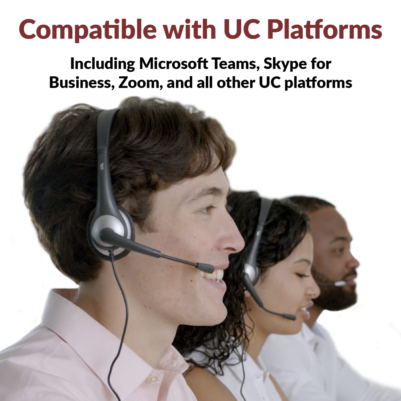 Cyber Acoustics Mono Headset, Headphone With Microphone, Great For K12 School Classroom And Education (Ac 104),Gray