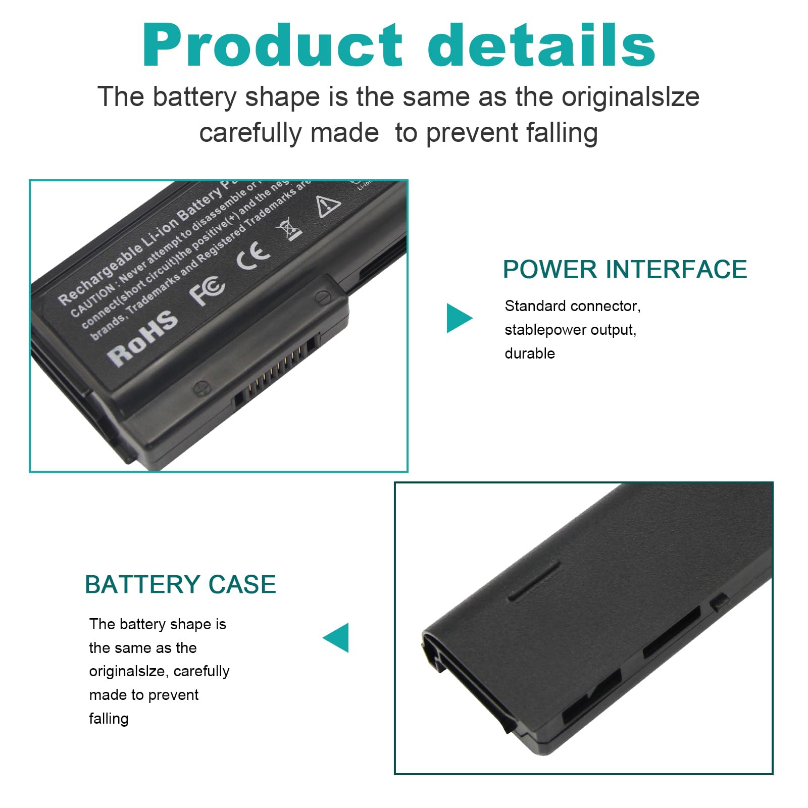 Fancy Buying New Ca06 Ca06Xl Laptop Battery For Hp Probook 350 640 645 650 655 G0 G1 G2, Fits Hp Spare 718677 141 718677 421 718