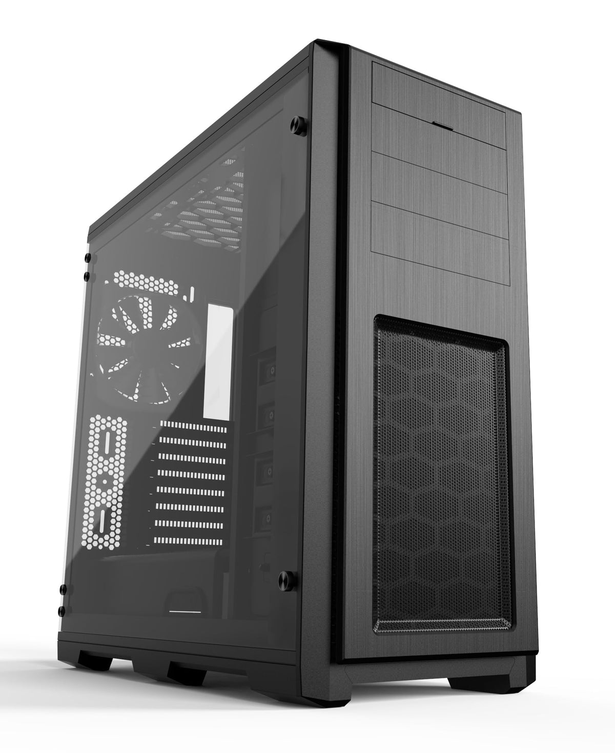 Phanteks (PH-ES614PTG_BK) Enthoo Pro ATX Chassis, Tempered Glass, Intergrated RGB Lighting, Black
