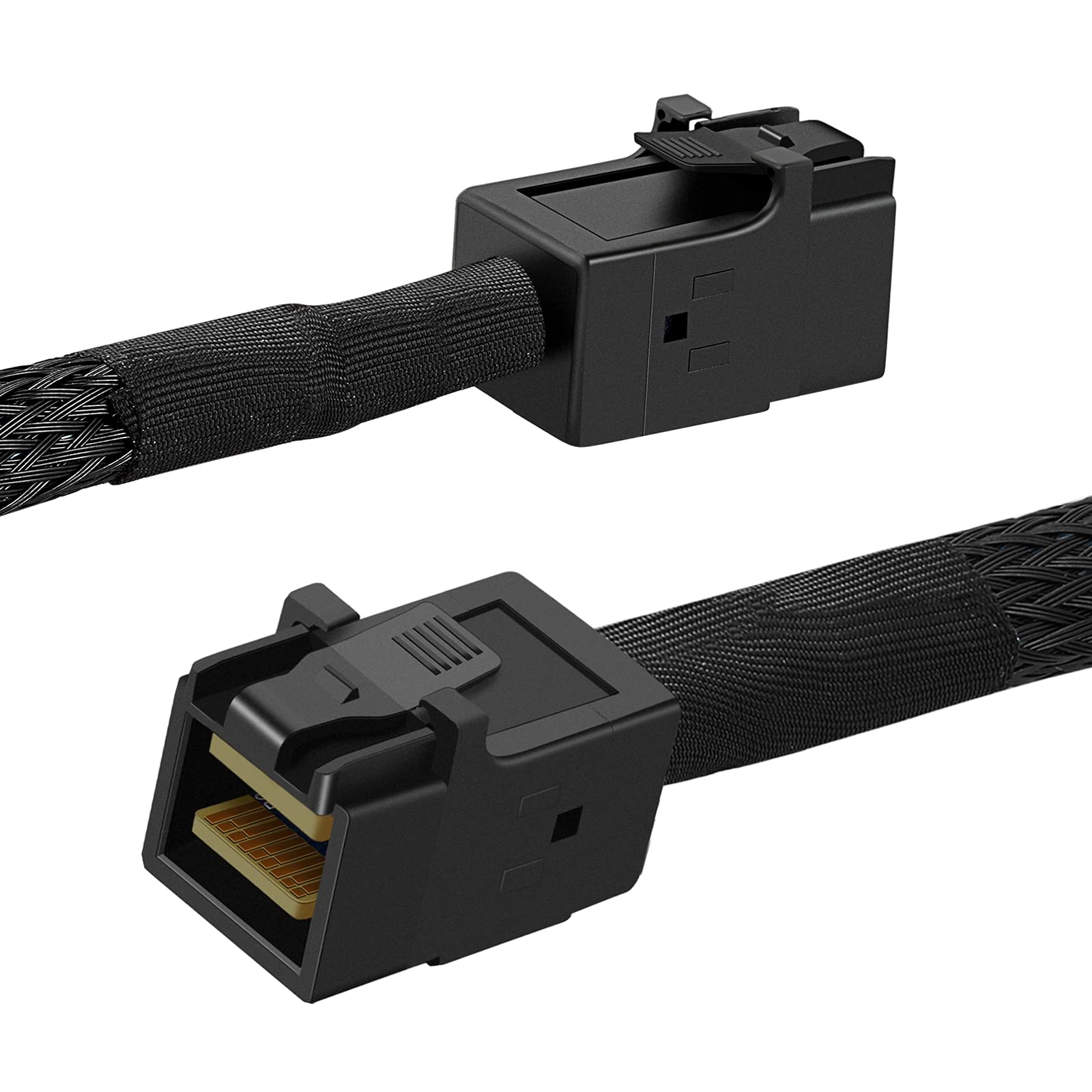 Twozoh Internal Mini Sas Hd Sff 8643 To Sff 8643 Cable (1.6Ft/0.5M)