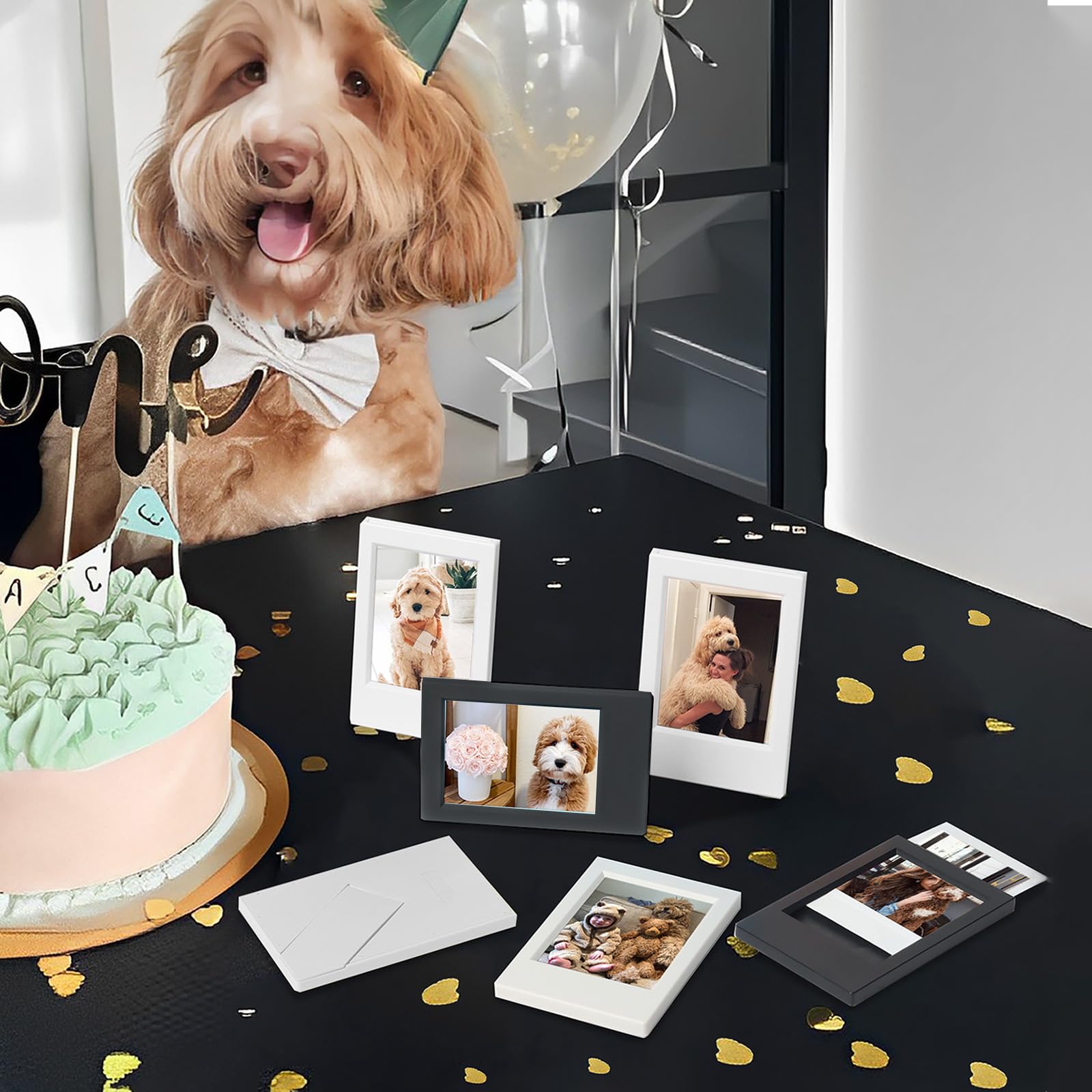 Wogozan Mini 3 Inch Photo Picture Frames For Fujifilm Instax Mini 12/11/99/90/9/8/7+/Evo Classic Polaroid 2X3 Frame Wallet Size