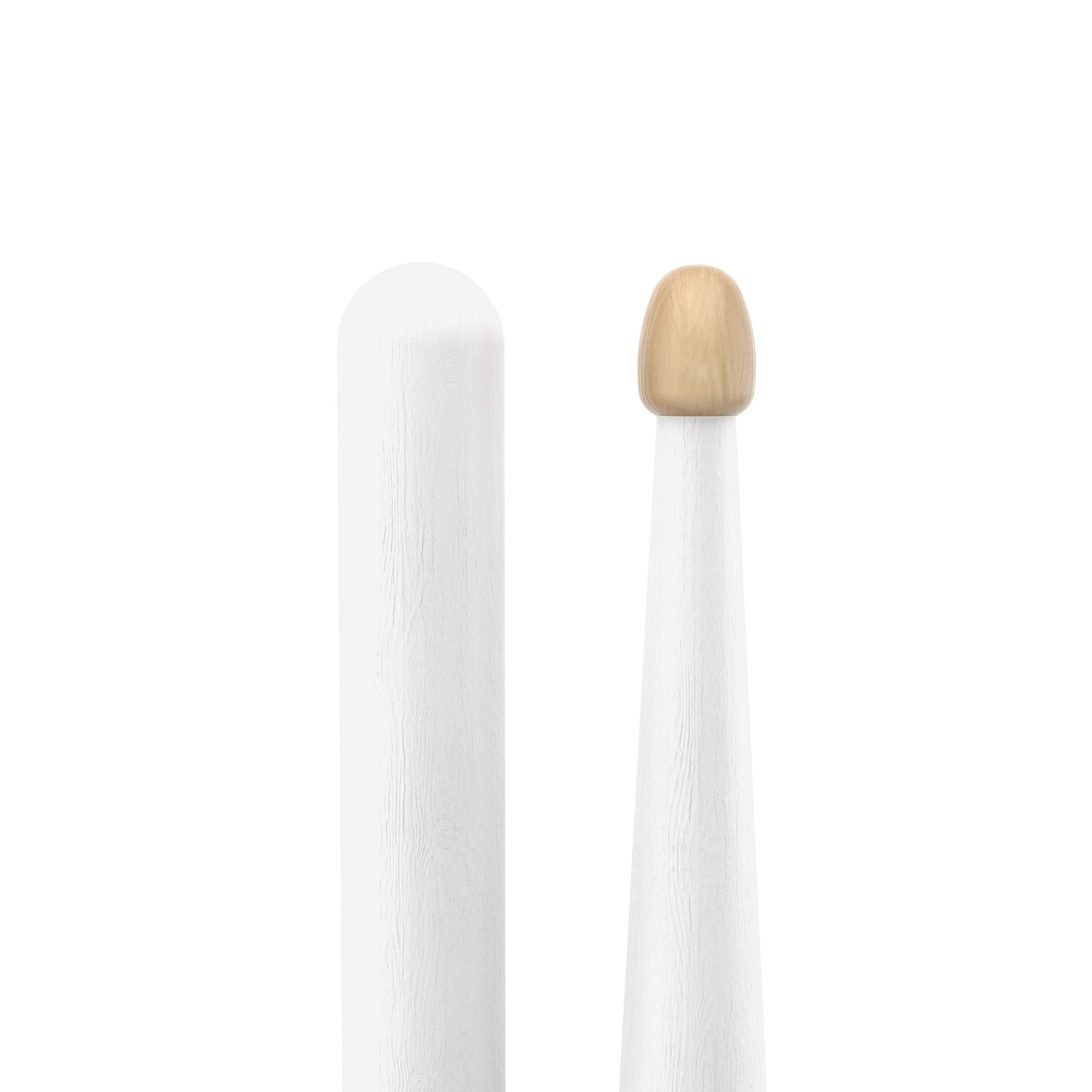 Promark American Hickory Rebound 5B Drumsticks, Acorn Tip, White   Single Pair