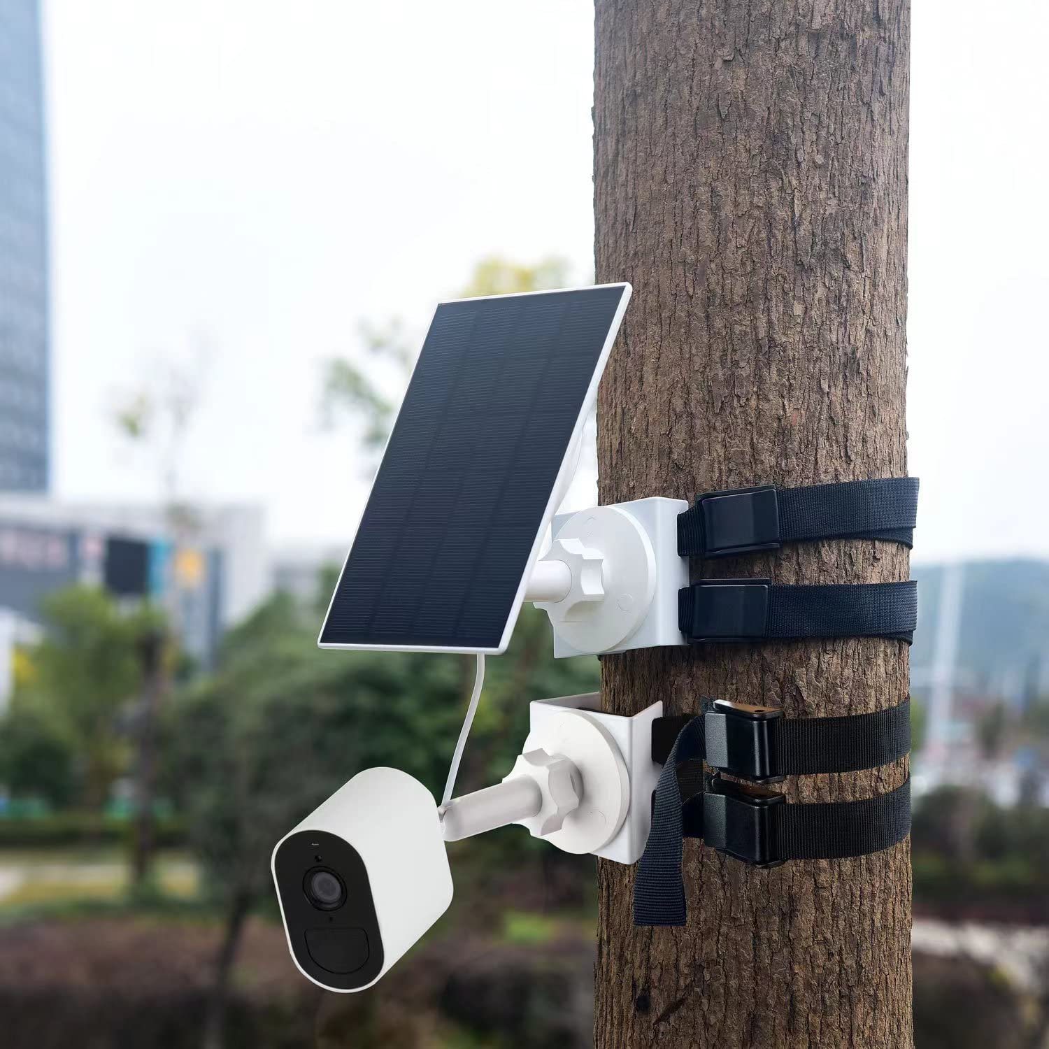 Zivif Outdoor Camera Mount, Pole Mount Bracket For Security Cameras, Battery Cameras, Outdoor Trail Camera Or Solar Panels, 360