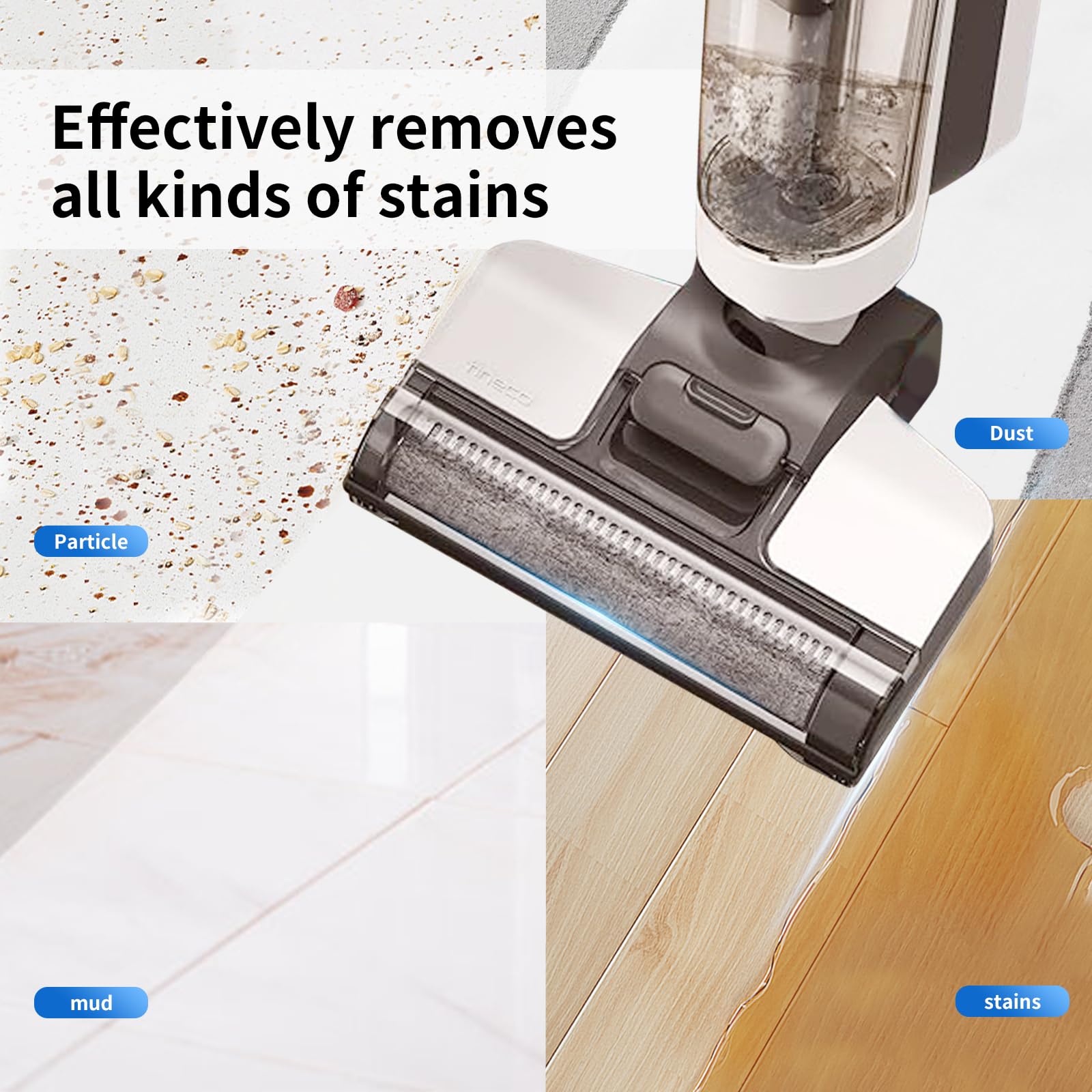Roller Brush Replacement Compatible With Tineco Ifloor 3,Floor One S3, Ifloor 2 Cordless Vacuum Cleaner, Replacement Parts Inclu