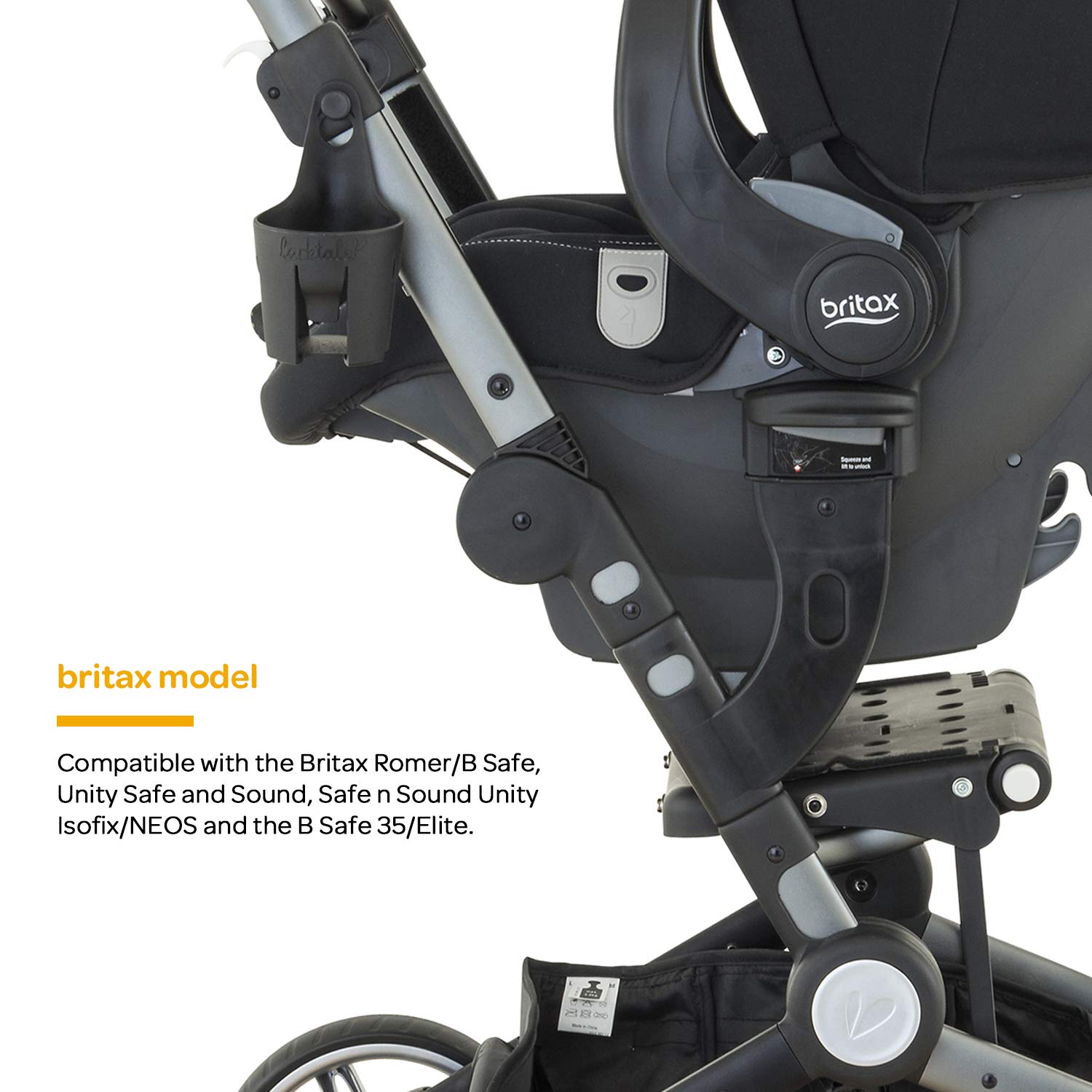 Larktale Infant Car Seat Adapter For Coast Stroller, Compatible With Britax