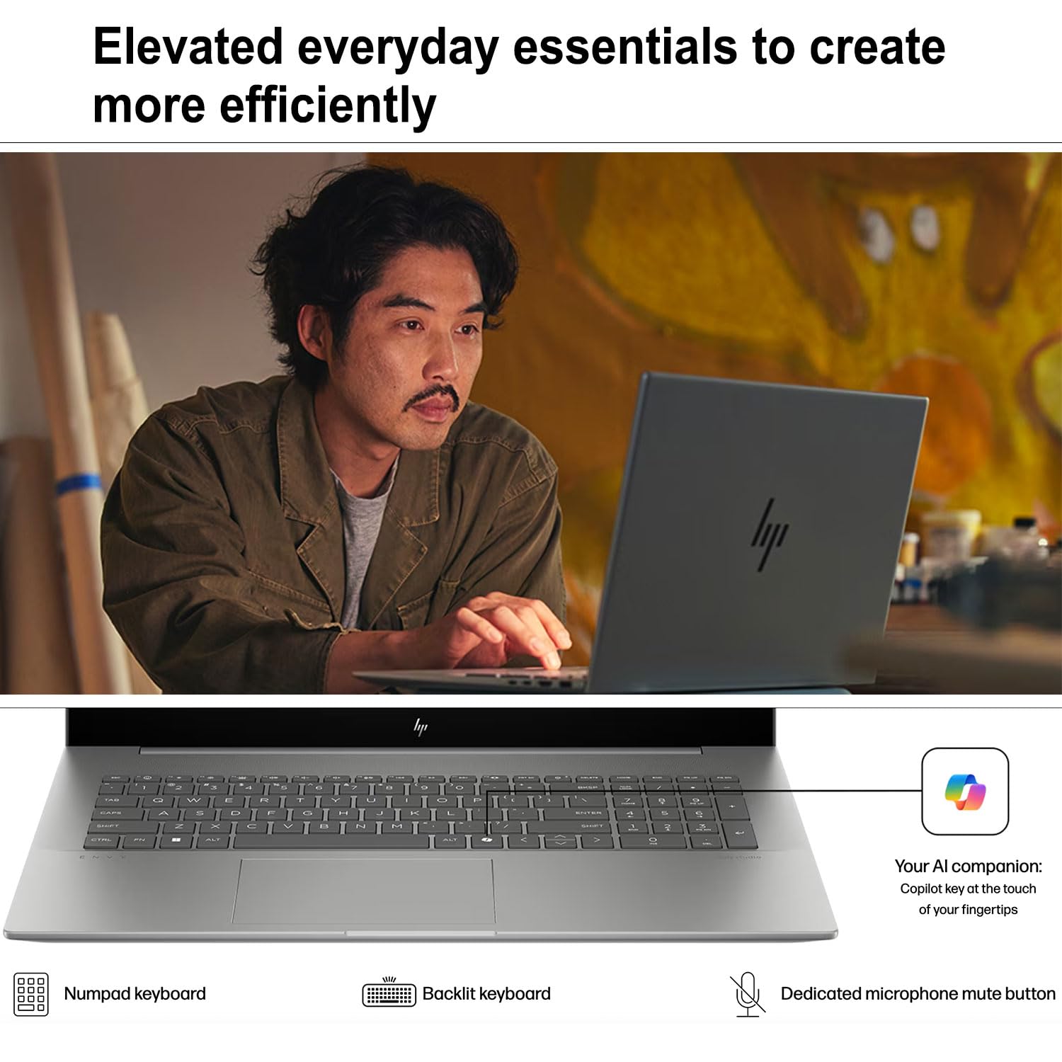 Hp Envy 17.3'' 4K Ultra 7 Business Laptop, 17.3'' 4K Uhd 3840 * 2160 Display, Intel Core Ultra 7 155H, 64Gb Ddr5 Ram, 2Tb Ssd, H